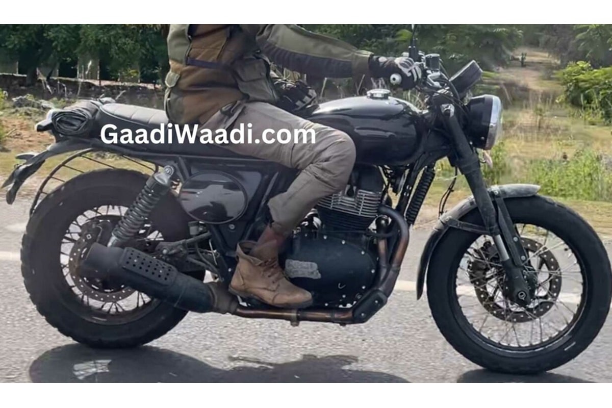 Todo preparado para el debut mundial de la Bear 650, el nuevo modelo de Royal Enfield
