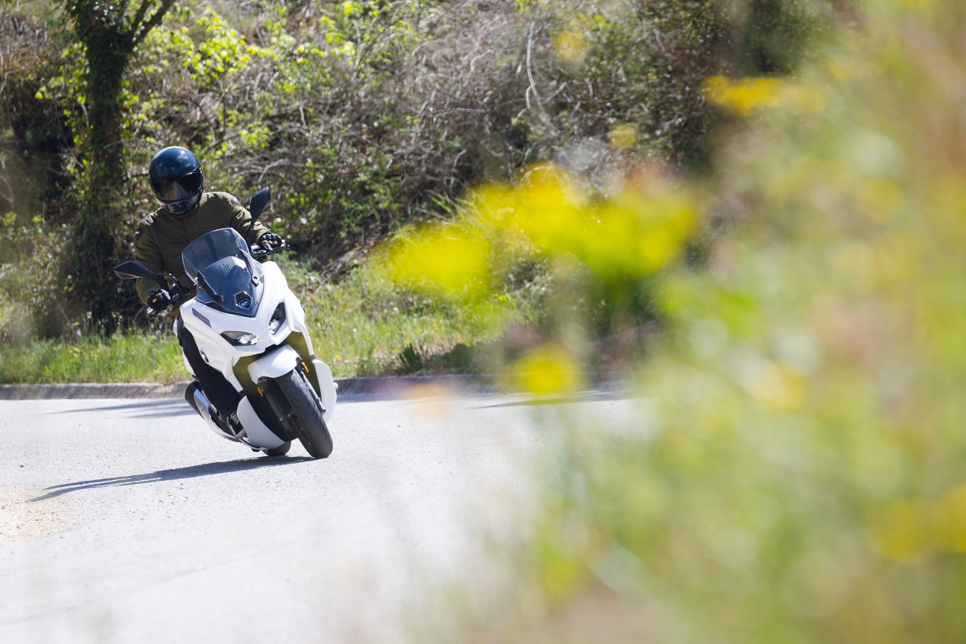 QJ Motor scooter range test