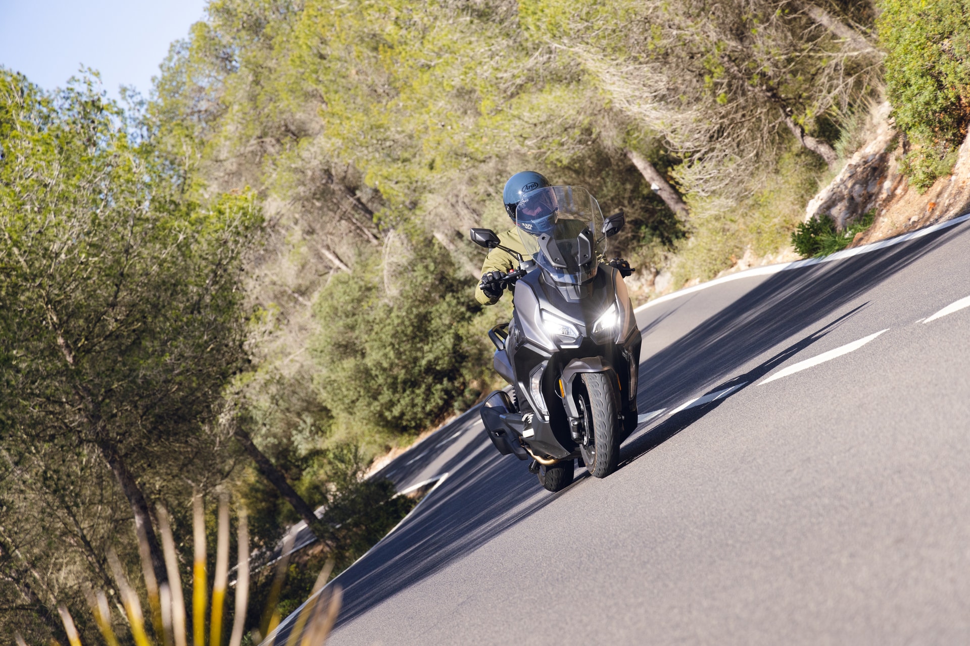 QJ Motor scooter range test