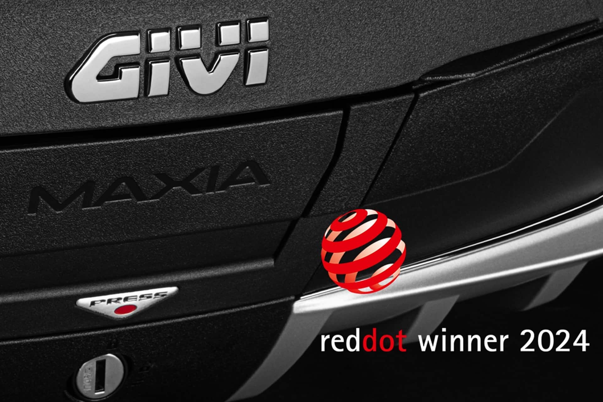 GIVI's Maxia 5 top box awarded a Red Dot Award