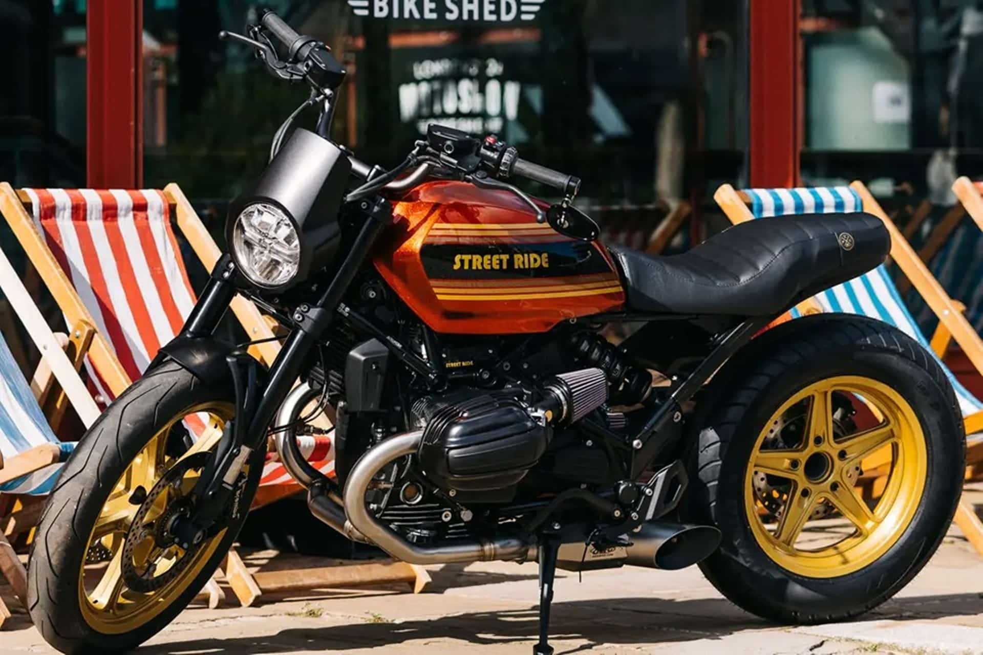 R 12 Street Ride, la versión personalizada de la roadster germana con la que BMW se presentó en el Bike Shed London 2024