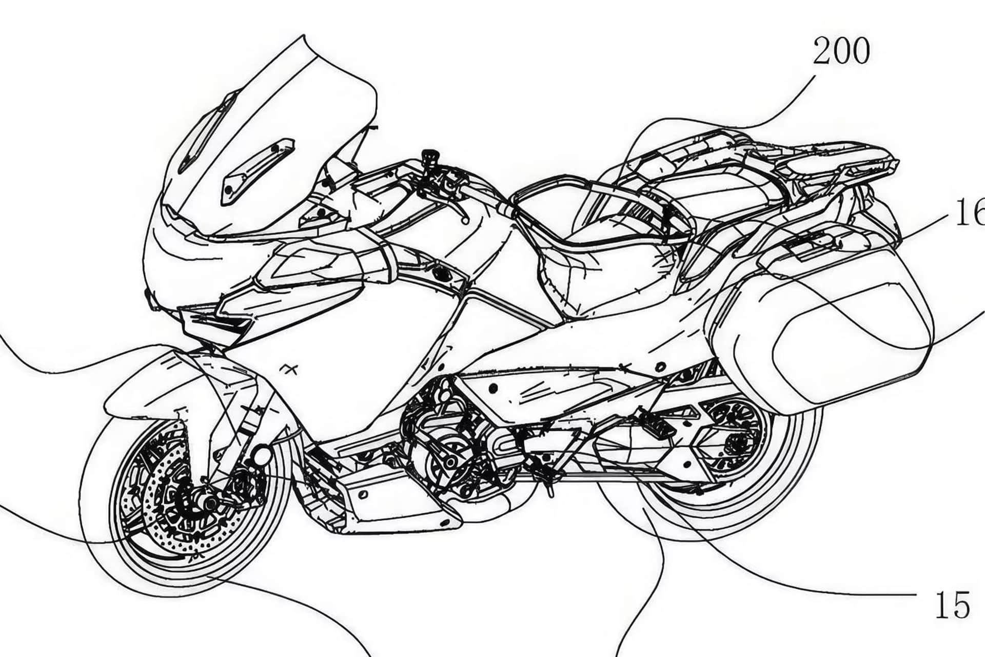 ¿Cinturones de seguridad para moto? Esta es la nueva patente de CFMoto