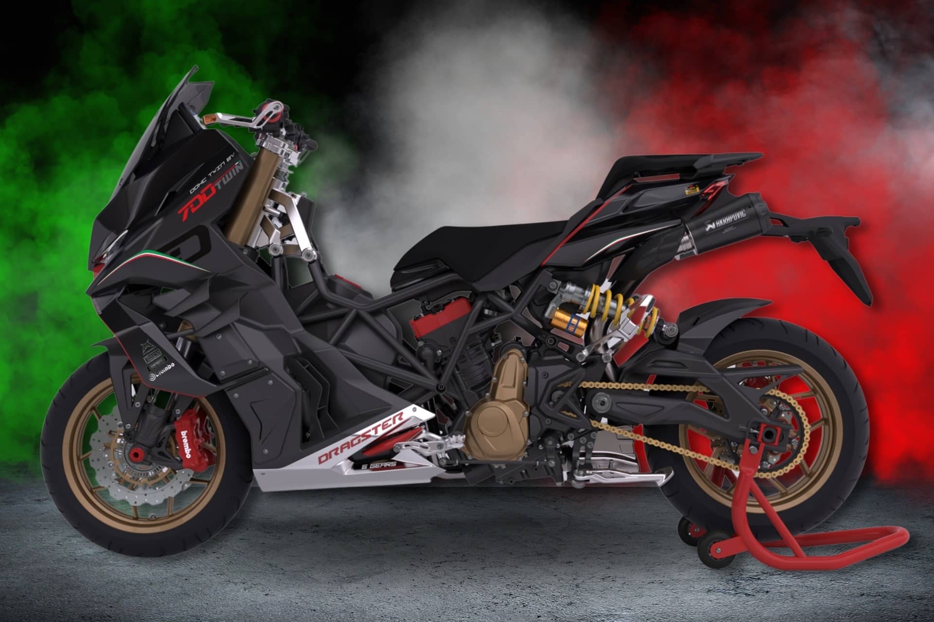 Hoy es el día en el que nuevo Dragster 700 Twin cambiará tu opinión sobre la categoría scooter