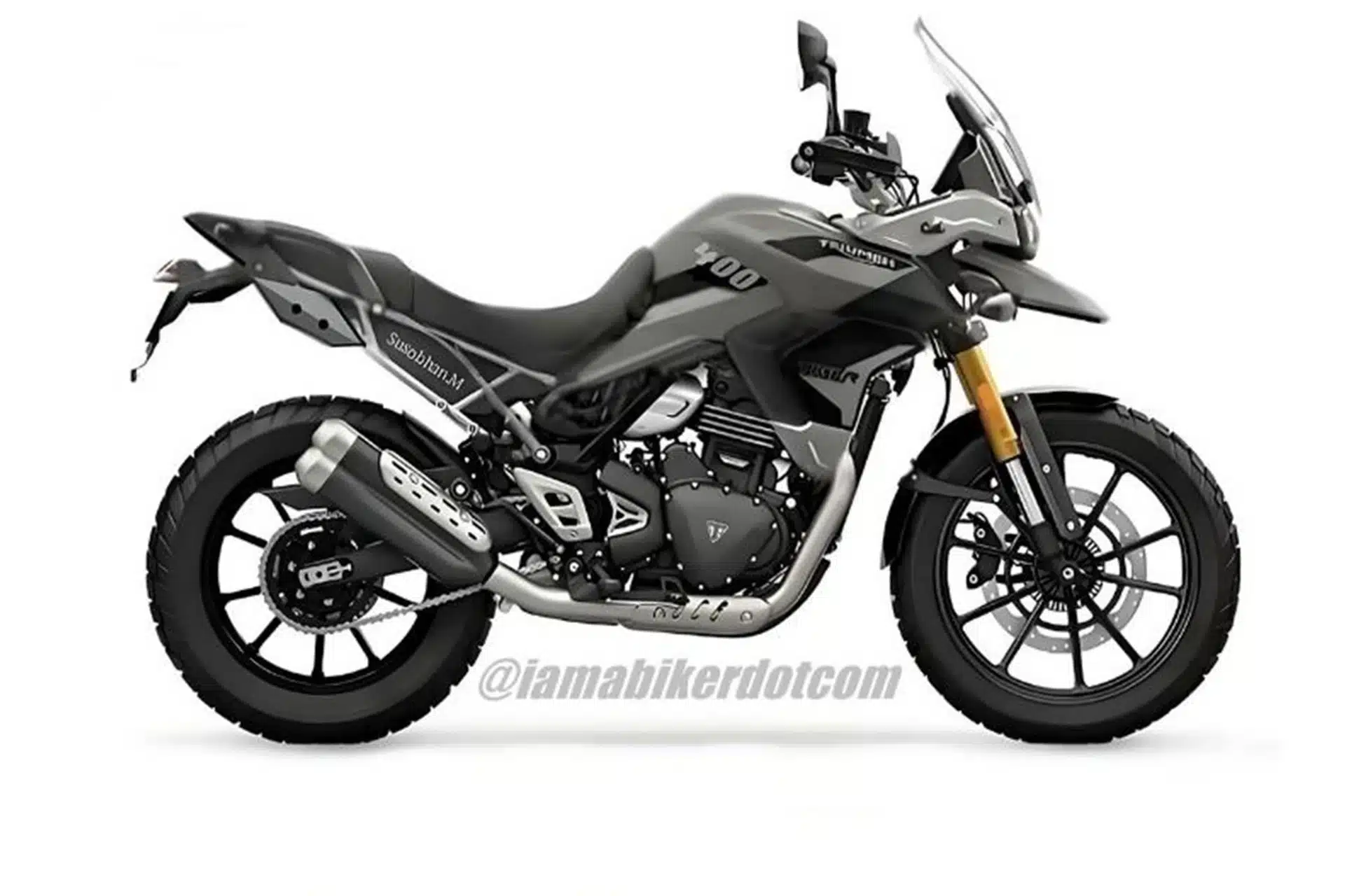 Triumph Tiger 400 - Trail de acceso