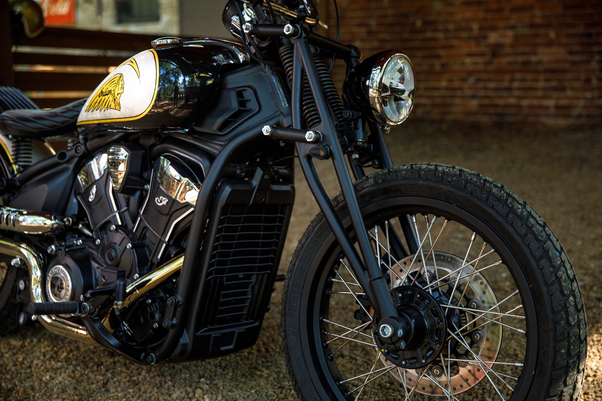 Nikki Lane's new custom Indian Scout
