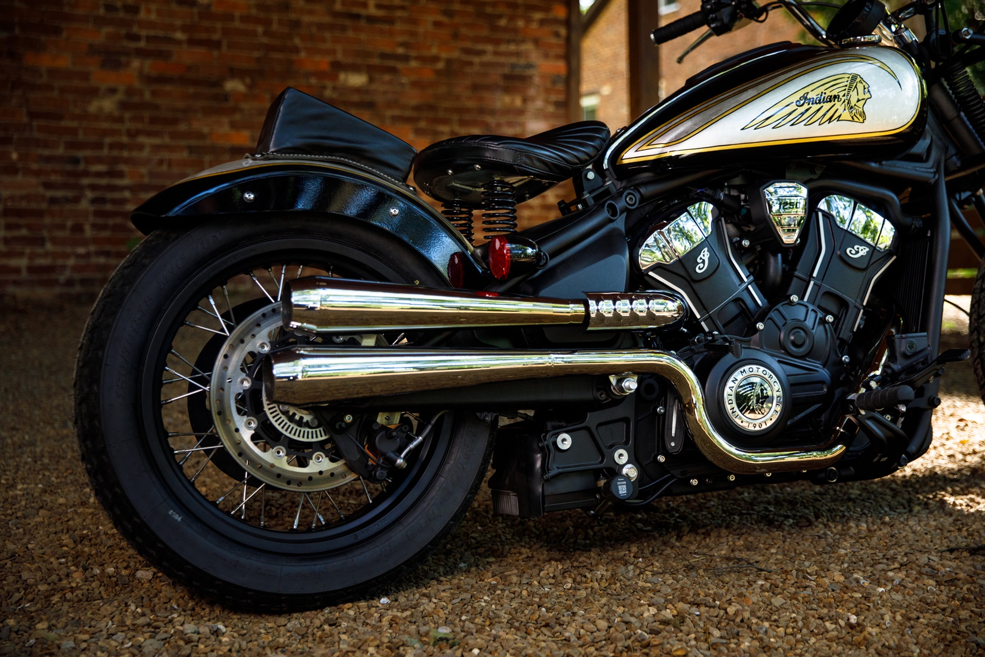Nikki Lane's new custom Indian Scout