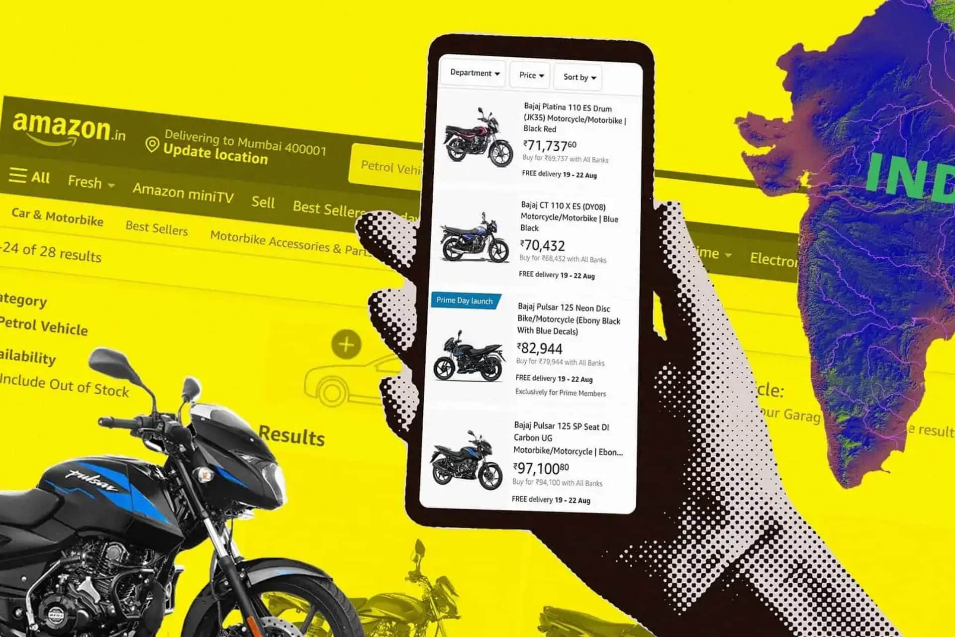 Bajaj Prime India en Amazon