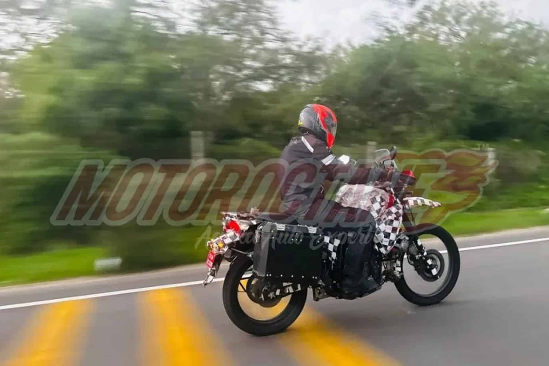 The upcoming Hero Xpulse 210 is already rolling on Indian roads