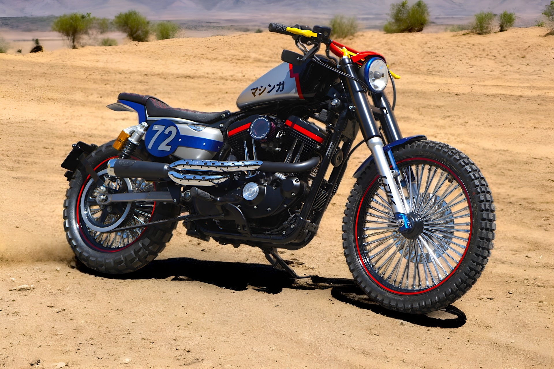 Harley scrambler Mazinger Z: El tributo de LDK a la conocida serie manga japonesa