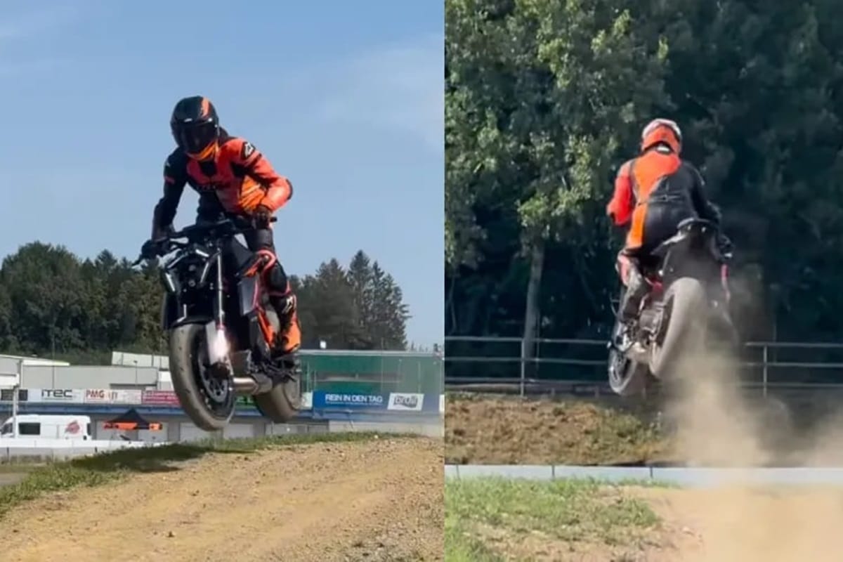 La KTM 1390 Super Duke como nunca antes la habías visto: En modo Offroad al límite