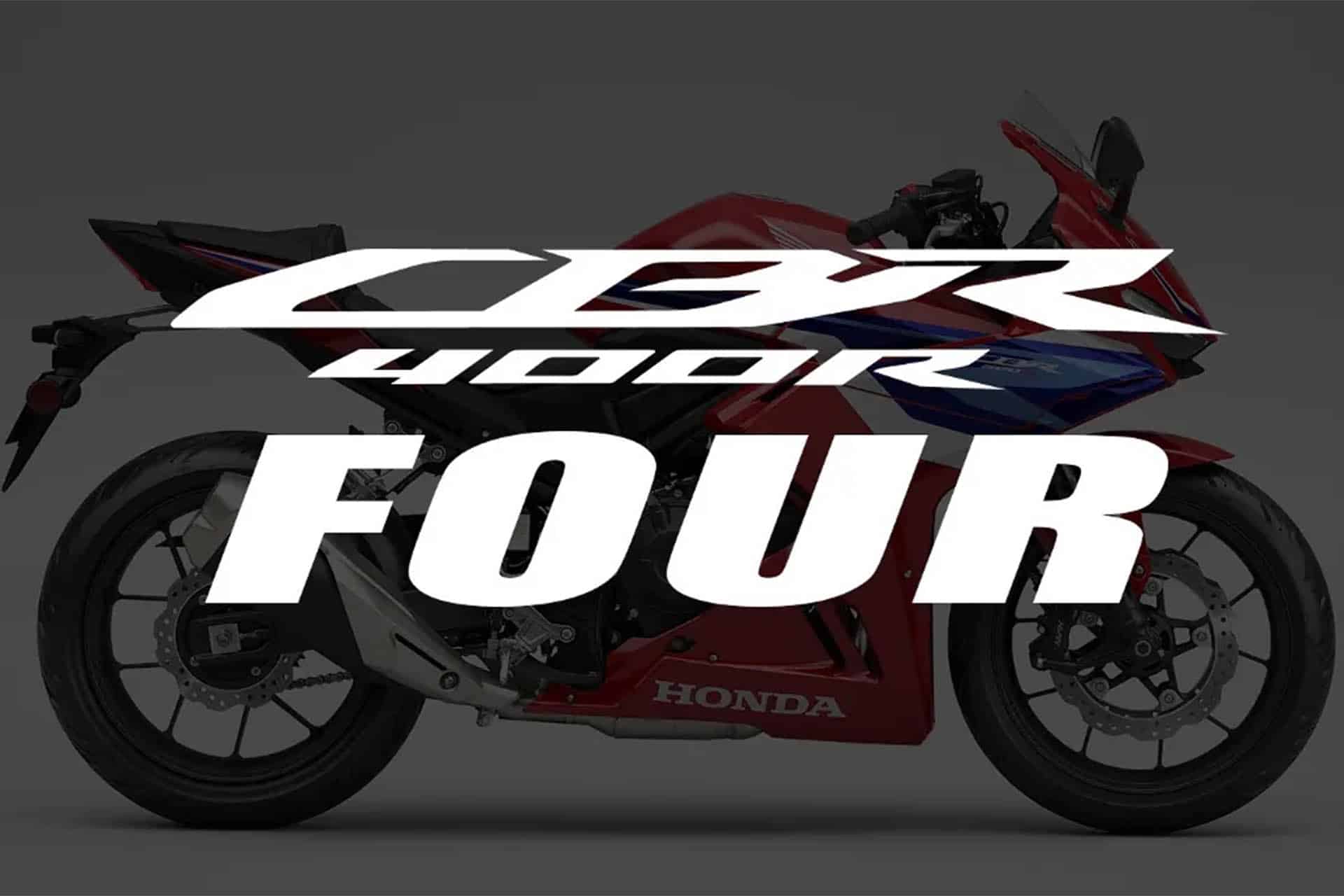 La Honda CBR400R Four está más cerca: Honda patenta su nombre comercial