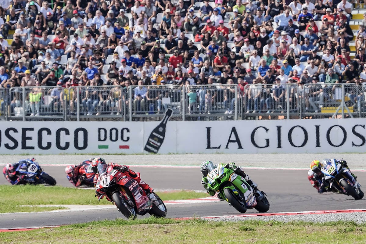 The public flocked to Cremona for its WSBK debut