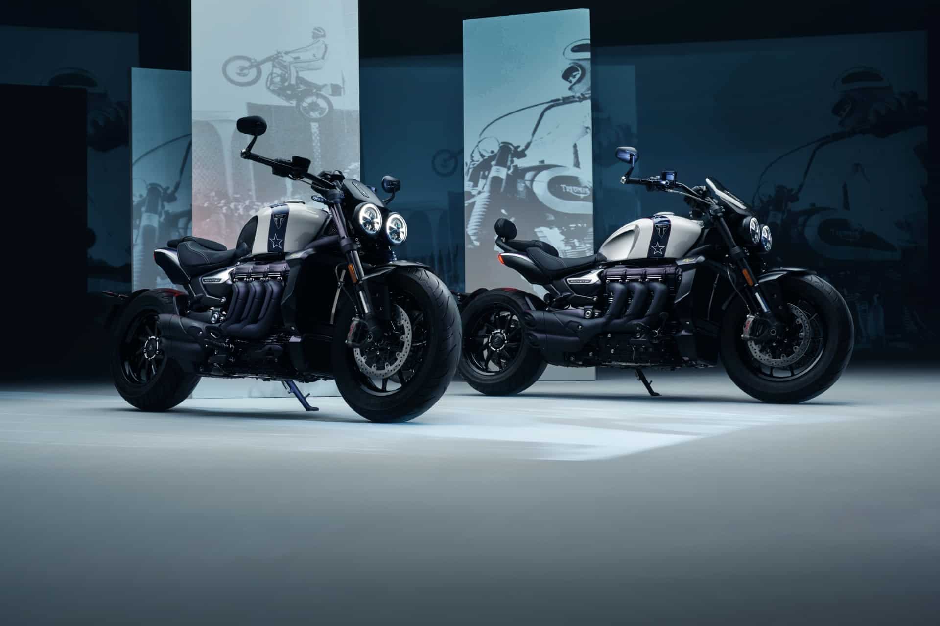 Triumph Rocket 3 R and GT Evel Knievel Limited Edition