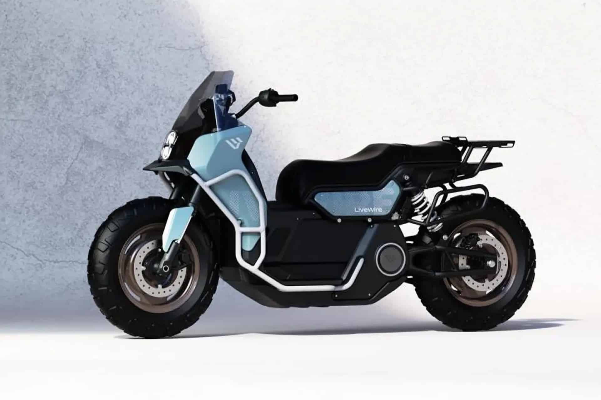 LiveWire presents two concepts of its first electric maxi-scooter with the support of KYMCO