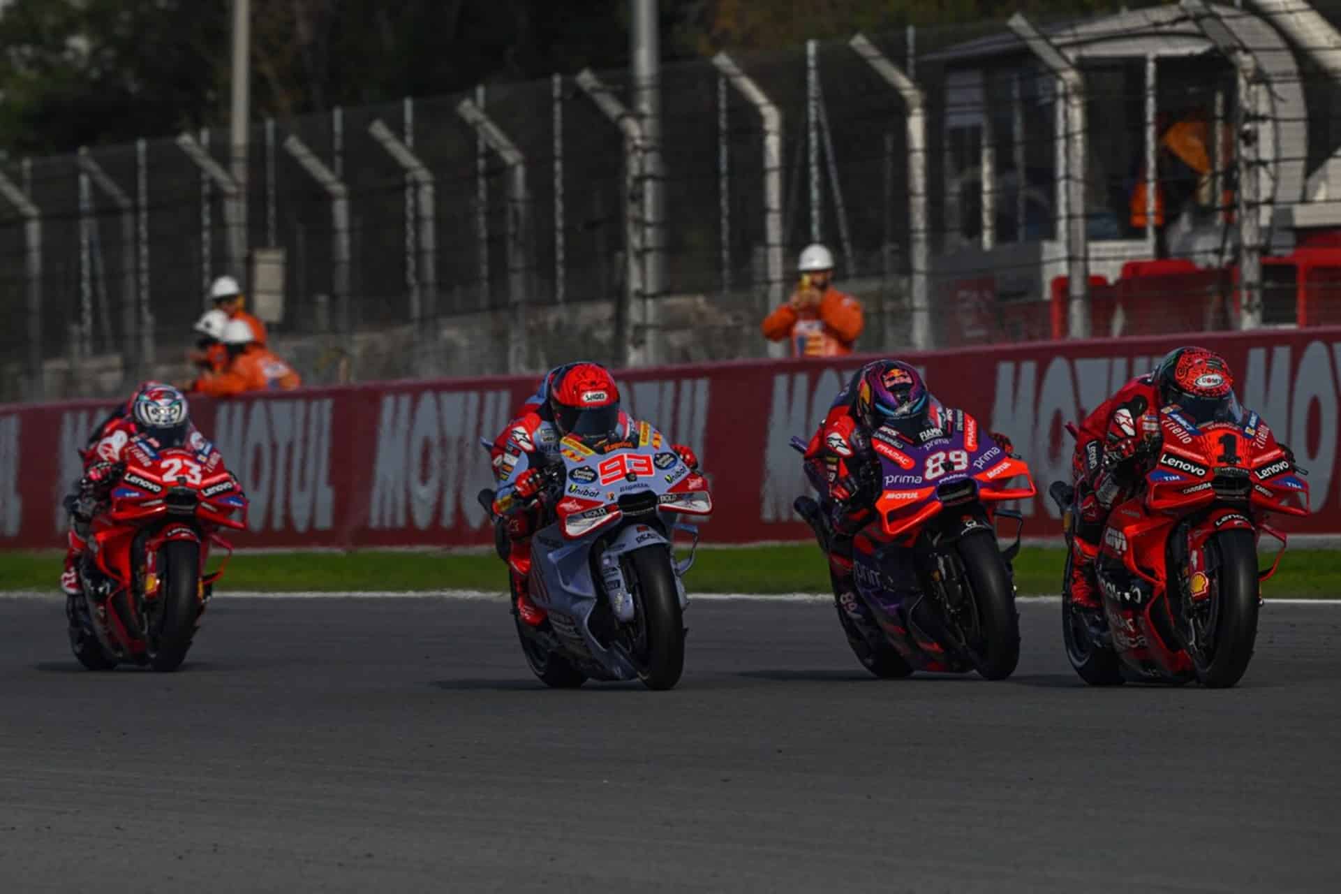 Ducati wins the MotoGP title for the third consecutive year