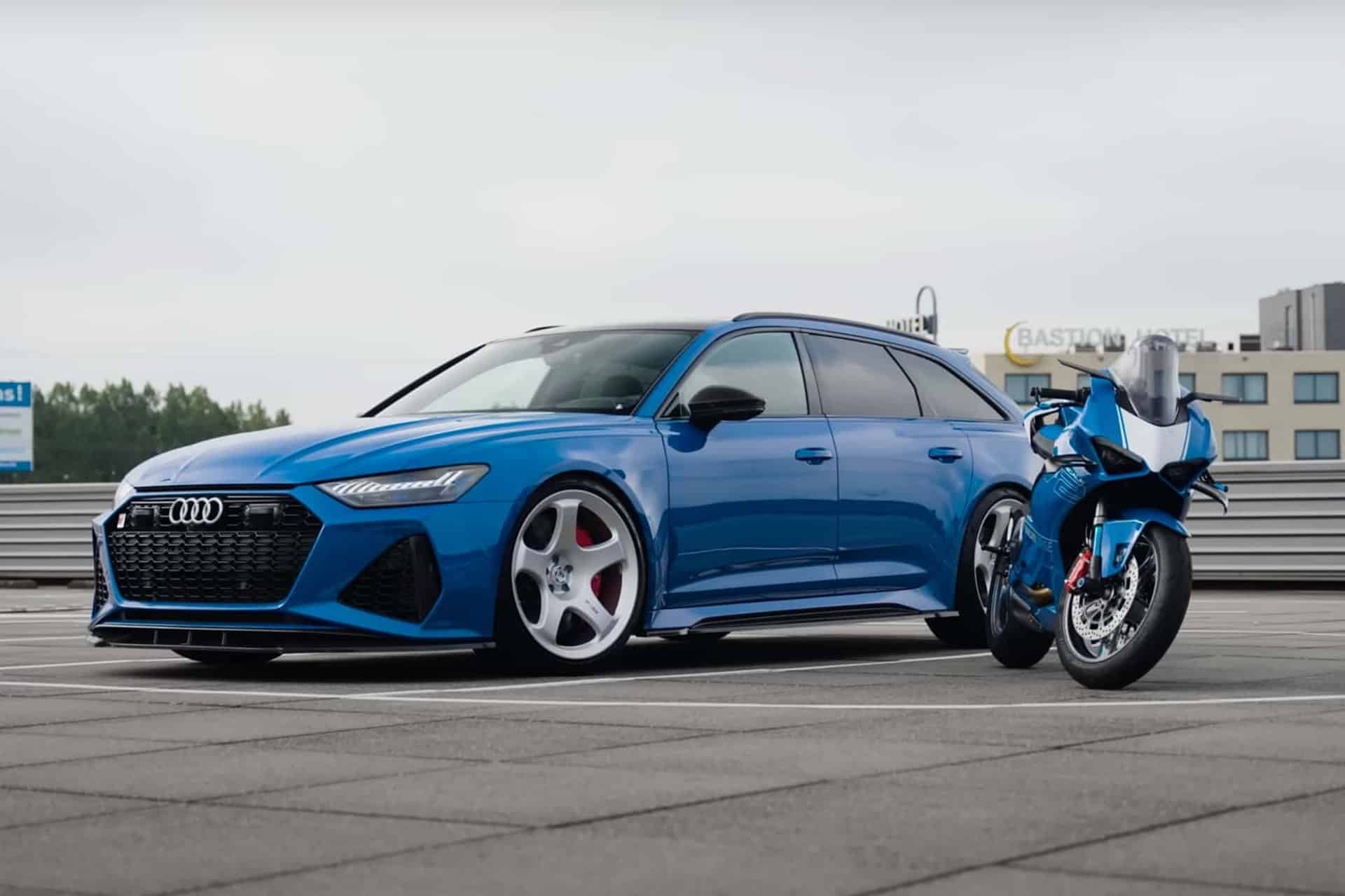GP Products builds the definitive Ducati Panigale V2, inspired by another of its works, the Audi RS6 Hommage