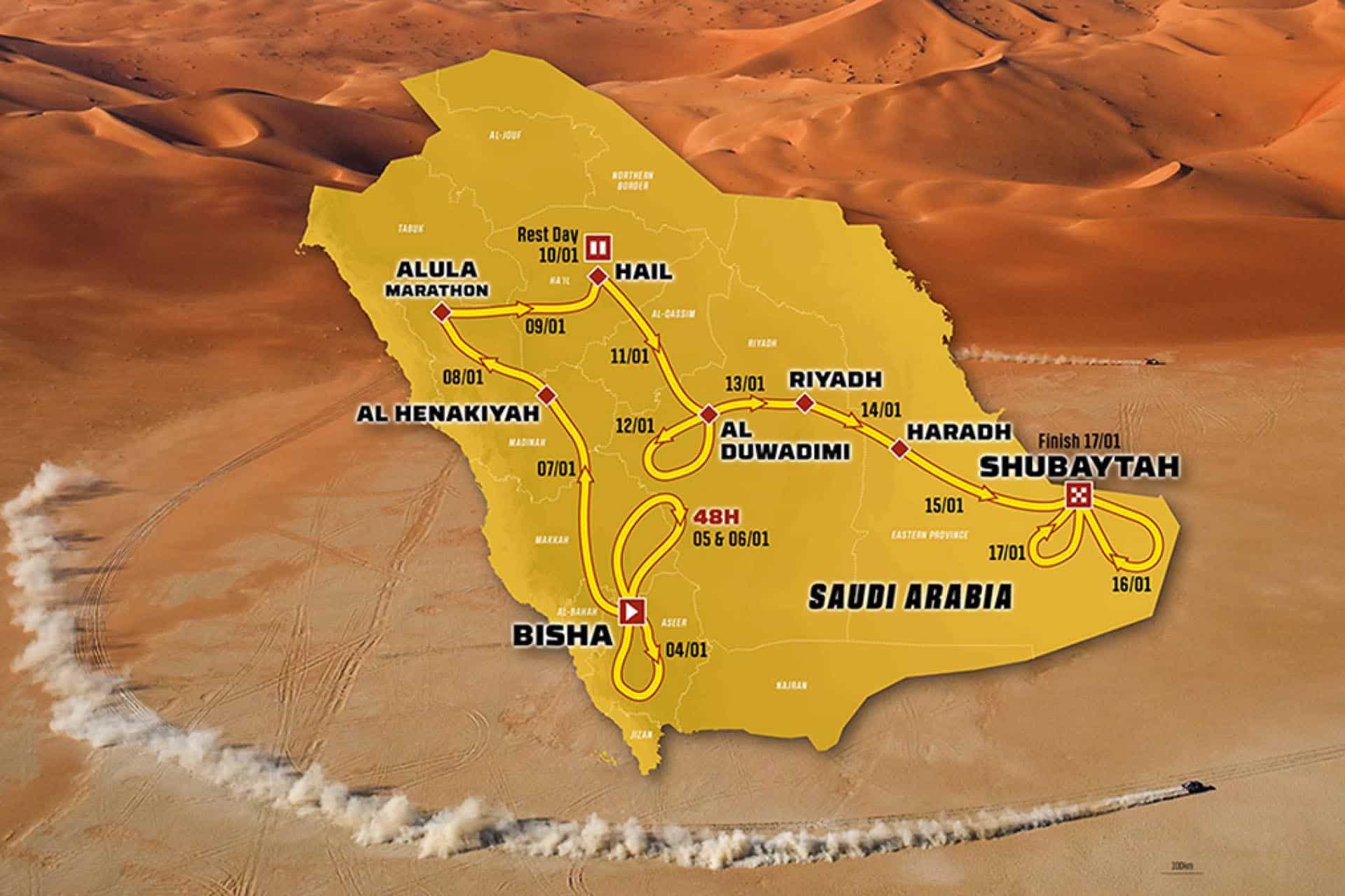 Dakar 2025 will have 12 stages