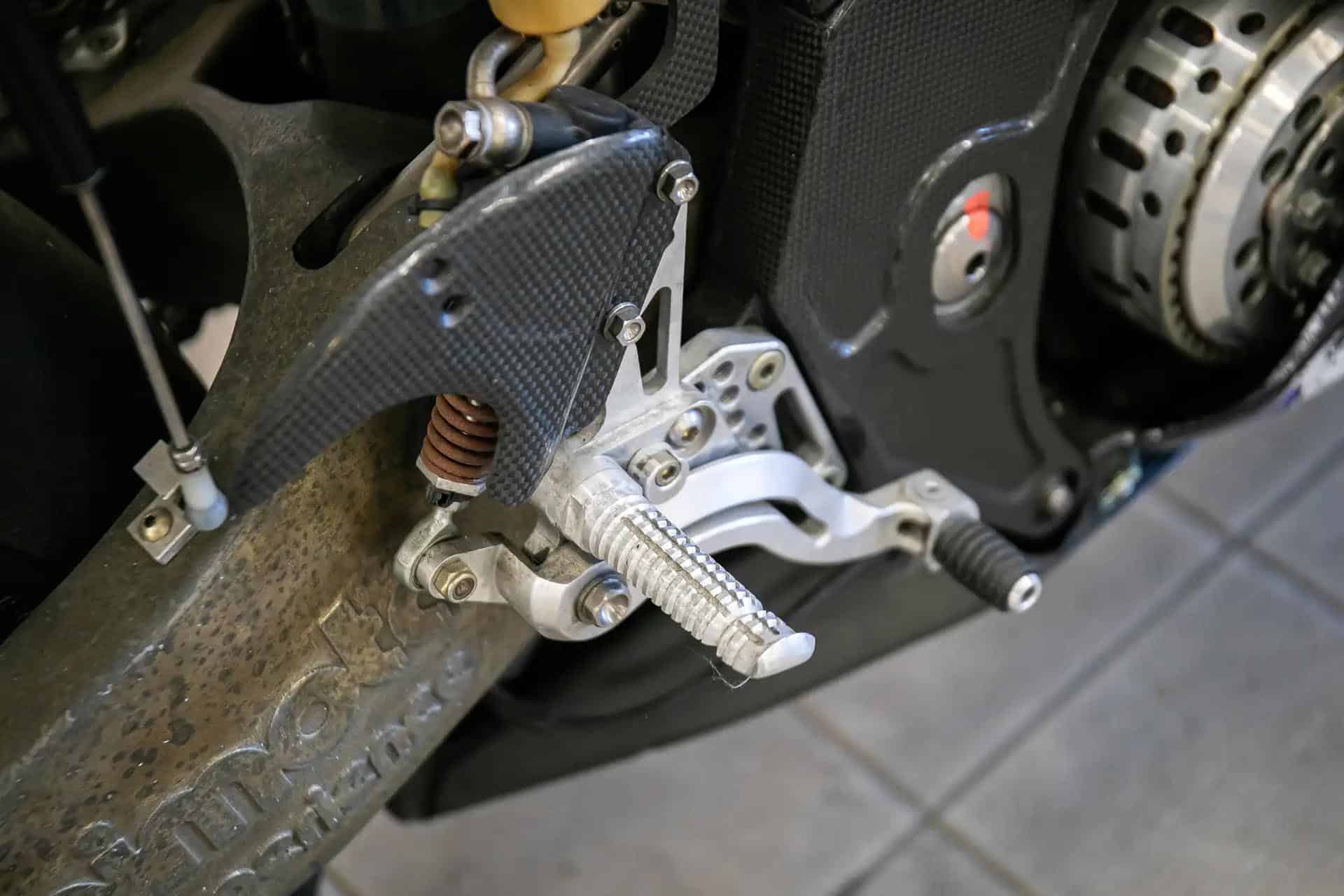 You can see rust in different areas of the motorcycle