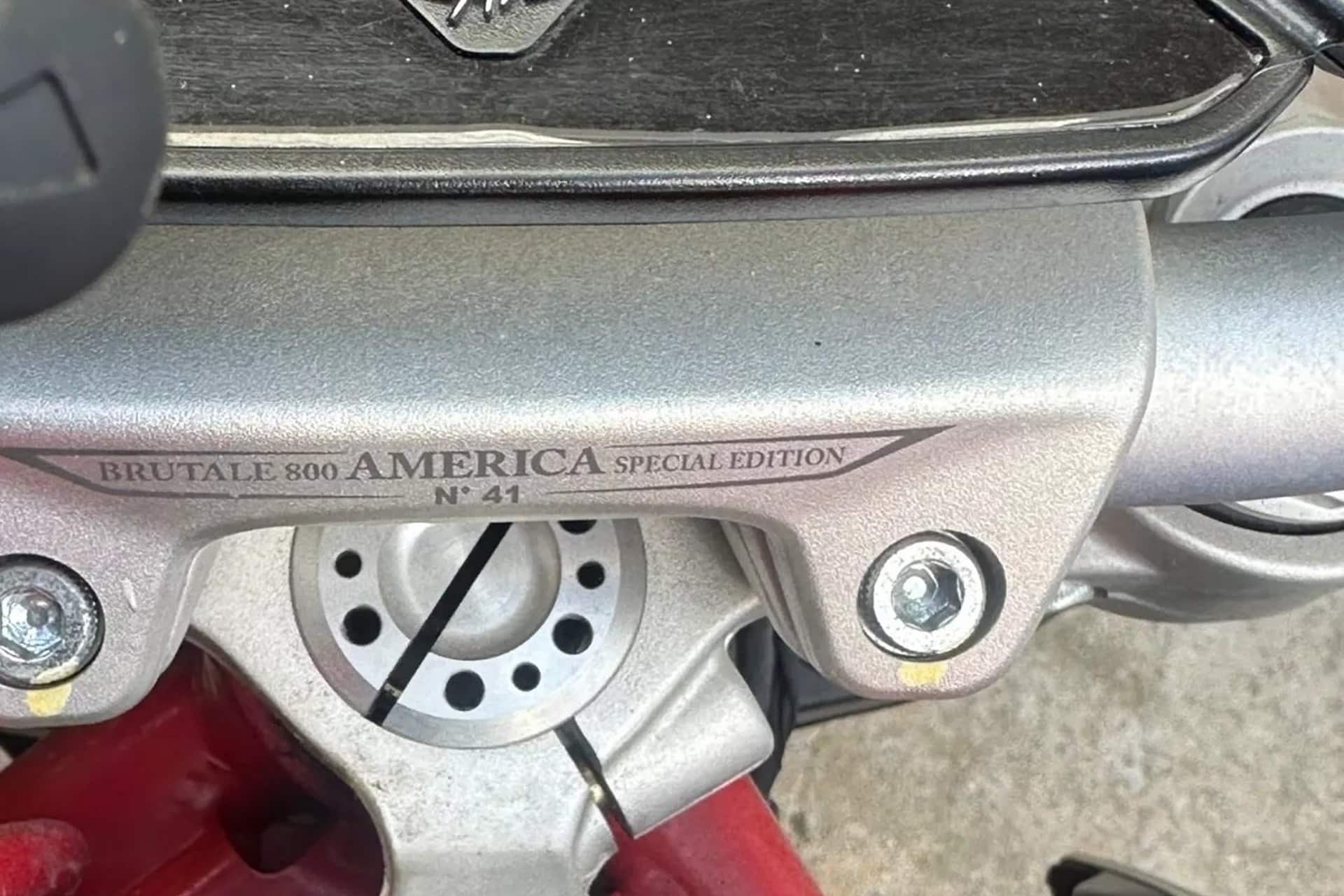 Downward motorcycles for sale: MV Agusta Brutale 800 America of 2017