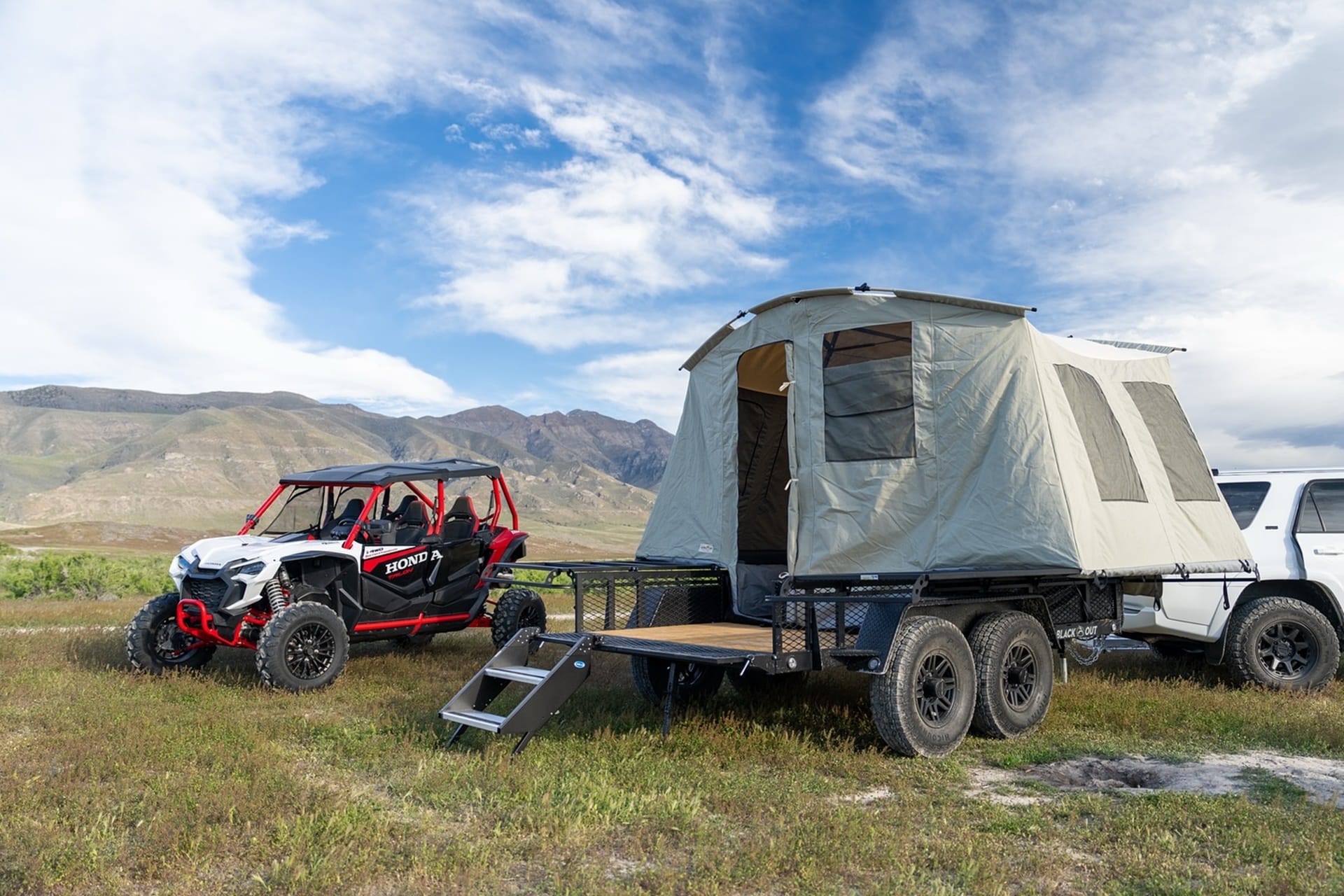 Jumping Jack Trailers could have the final trailer you were looking for to camp and carry your motorcycle with you