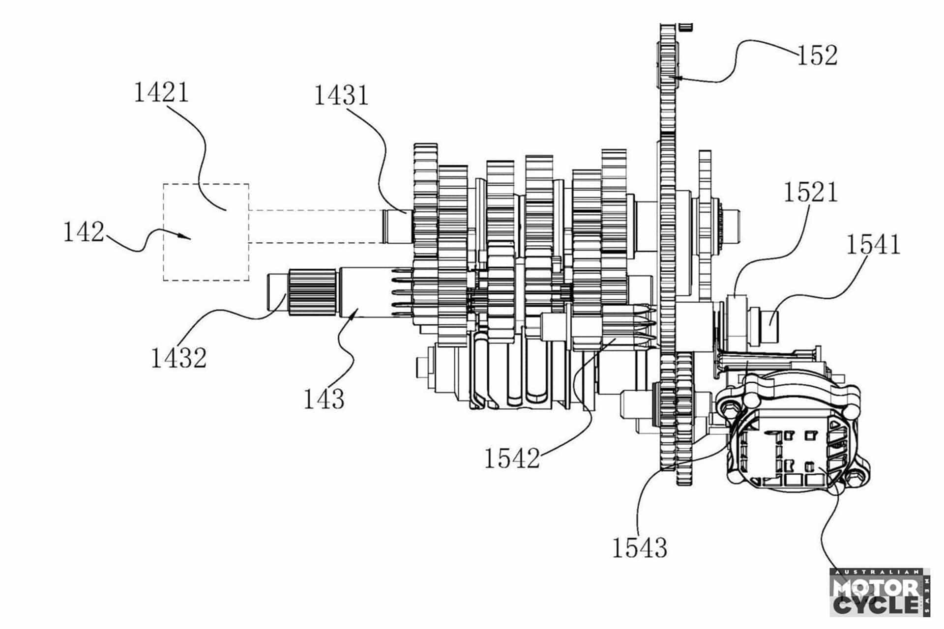 Cfmoto in full development of a back system for its 1250tr-g