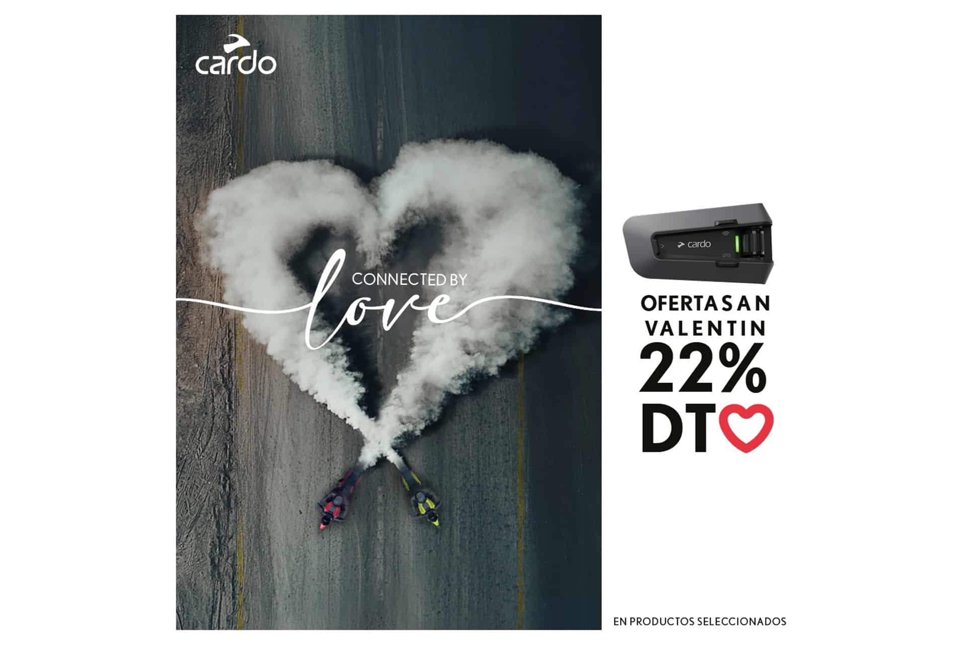 Cardo ha lanzado la nueva campaña de San Valentín donde ofrece descuentos de un 22%