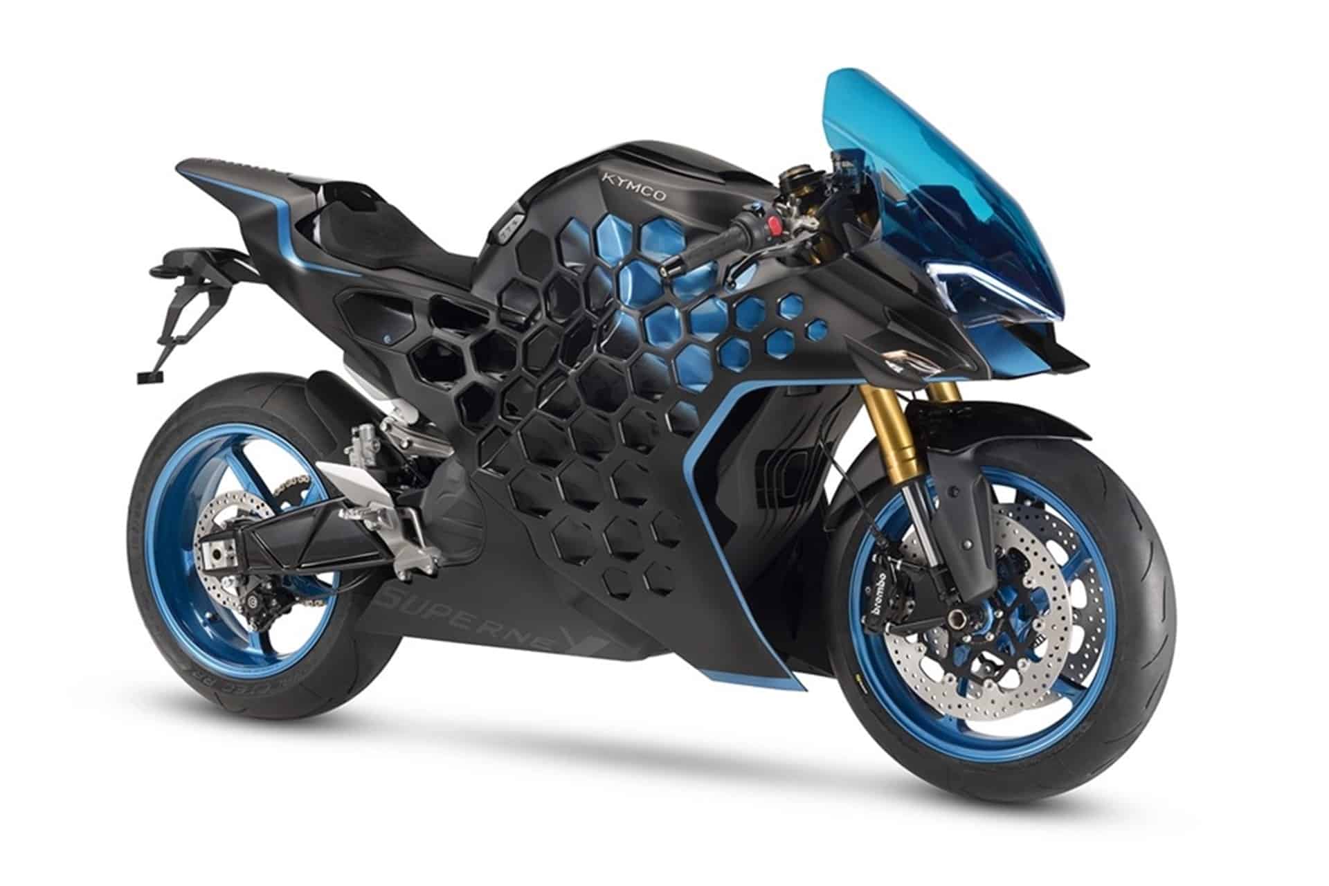 KYMCO se apunta a la aerodinámica activa en su concept SuperNEX