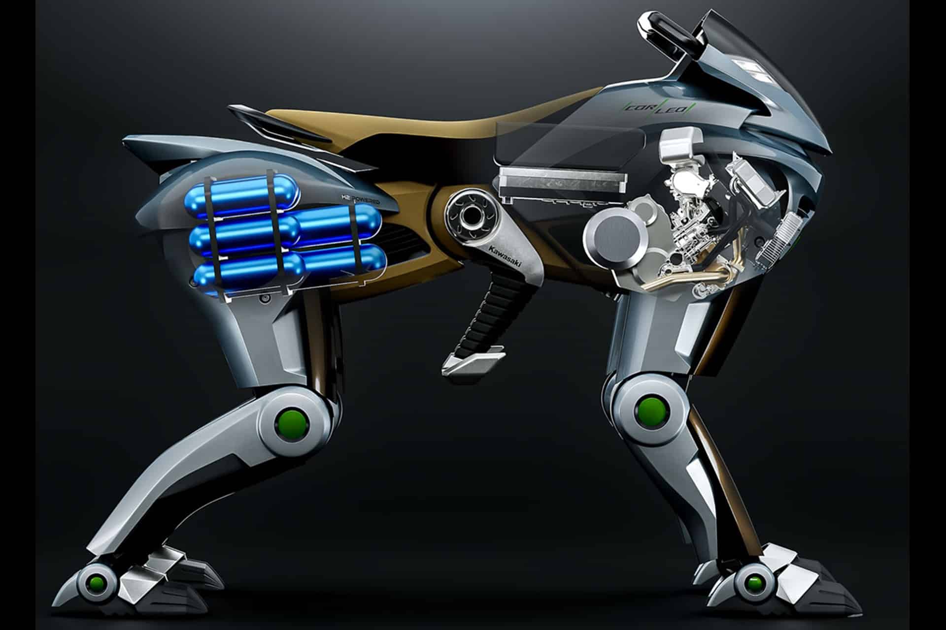 Kawasaki Corleo: La movilidad del futuro pasa por una "gama equina robotizada" propulsada por hidrógeno
