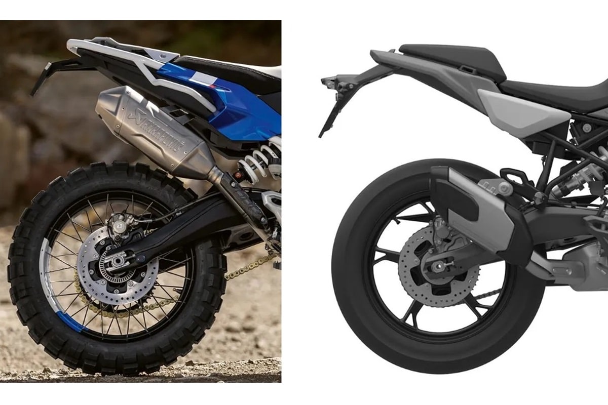 Latest images of the future BMW F 450 gs in which its final version looks like