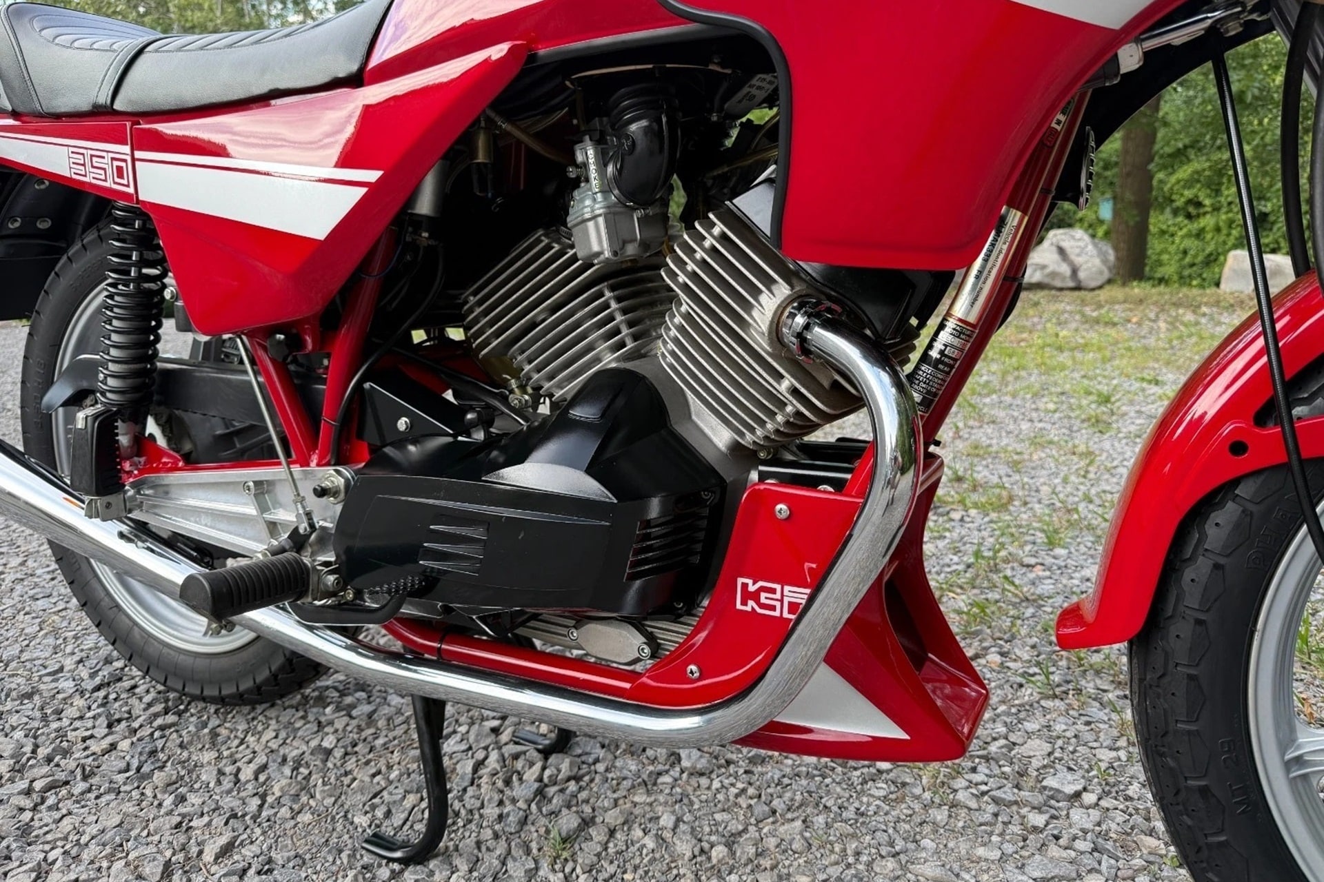 For sale a Morini k2 350 motorcycle of 1986 completely new