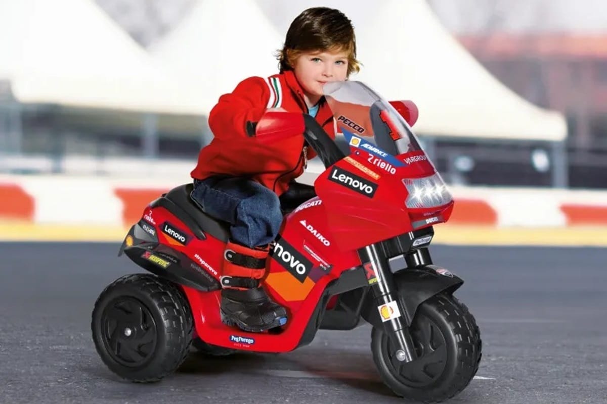 Pug Perego X Ducati toys collection: Red Passion extends among the little ones