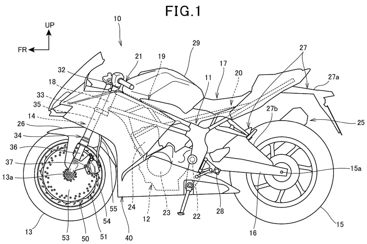 La última patente de Honda emplea tecnología de MotoGP en una moto de calle