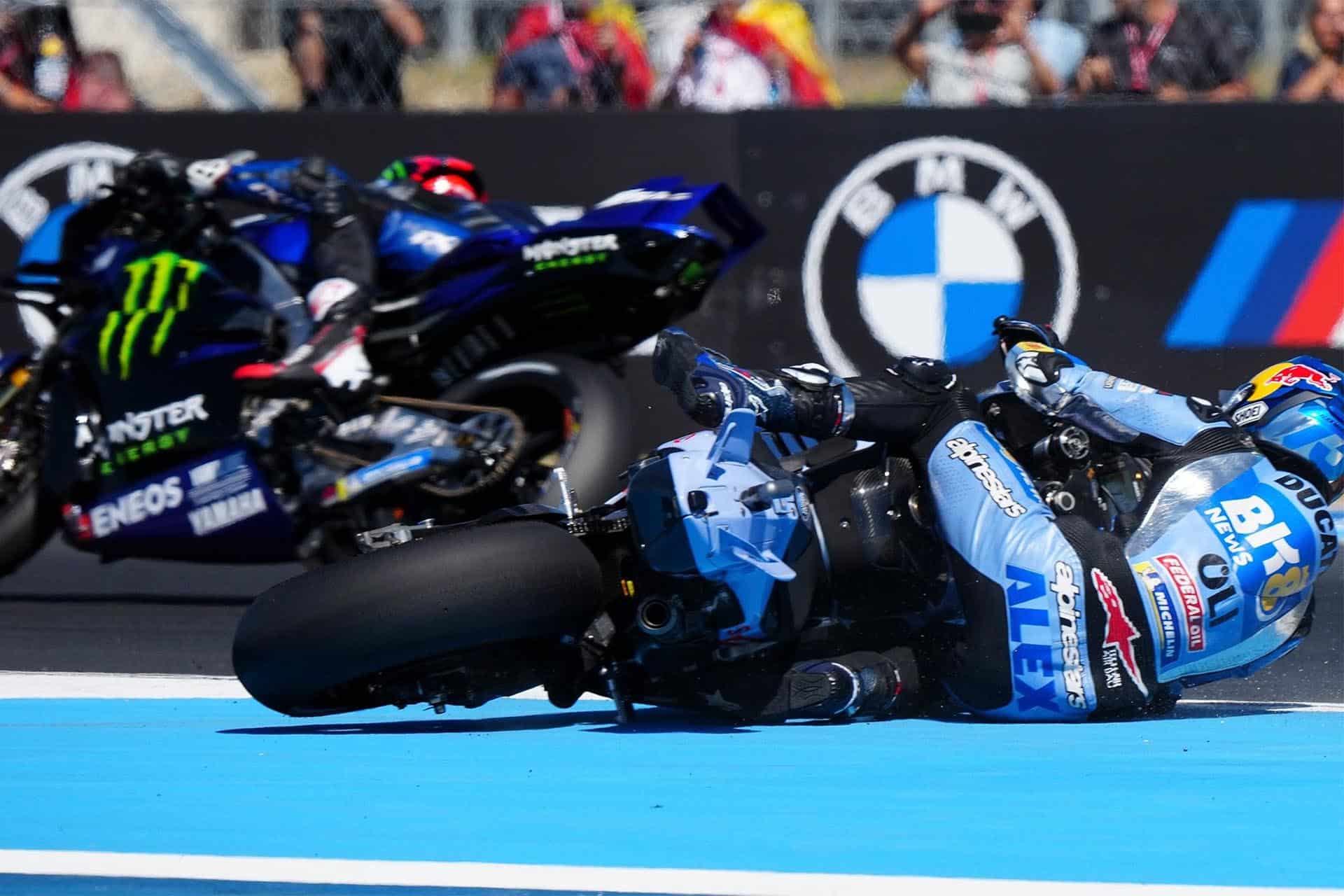 Álex Márquez has not been lucky this weekend