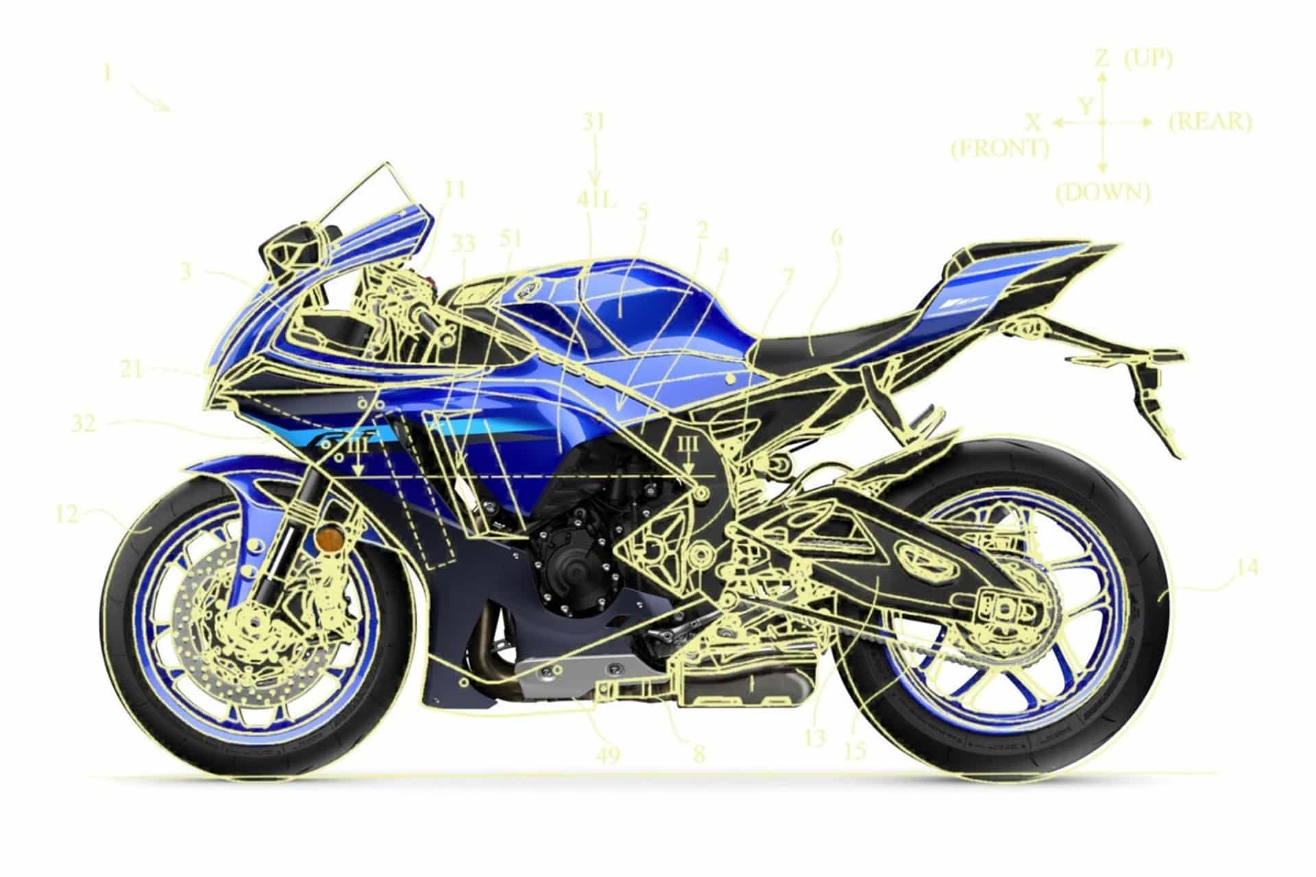 Yamaha R1 patent