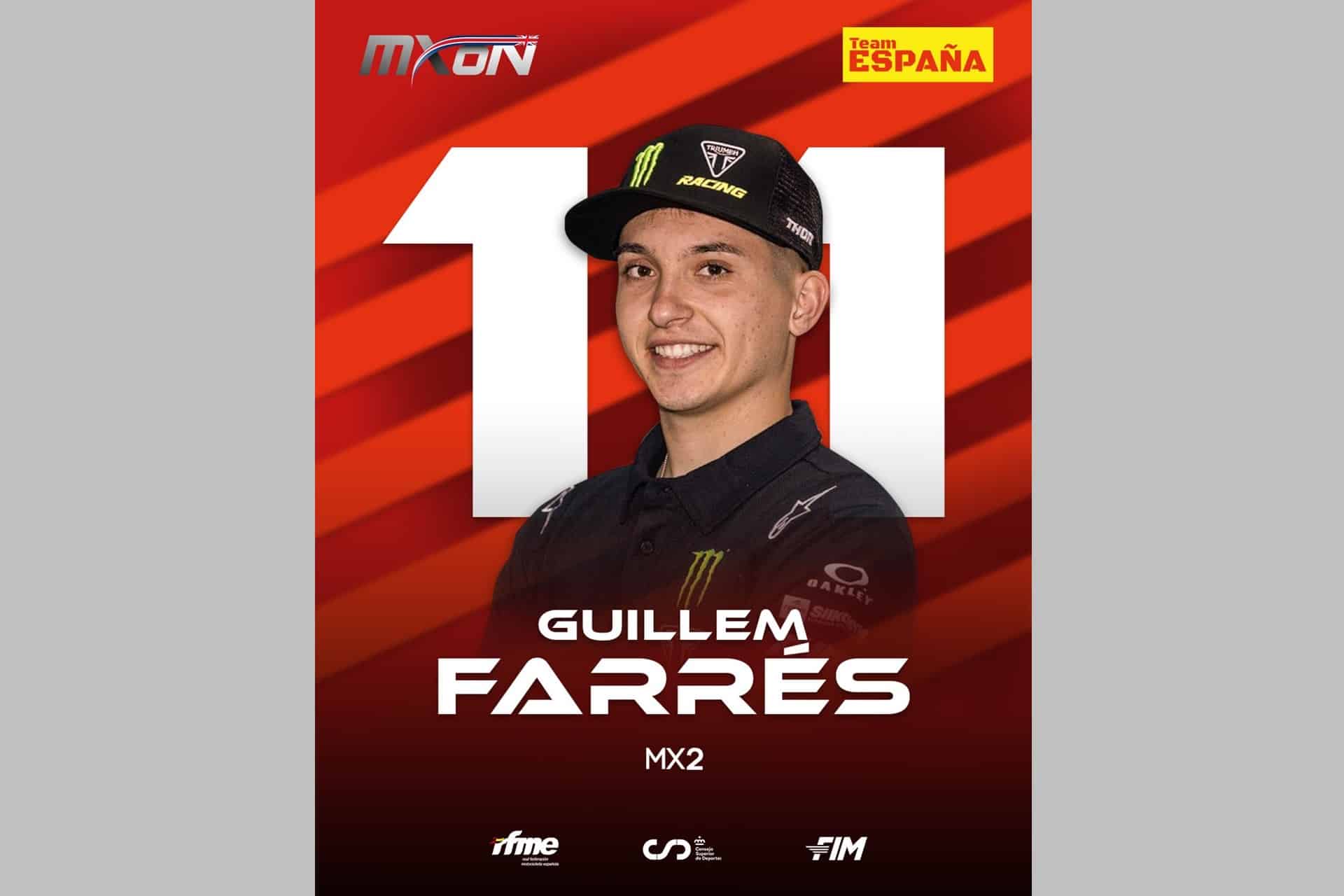 The RFME announces its team for the Motocross of the Nations 2025