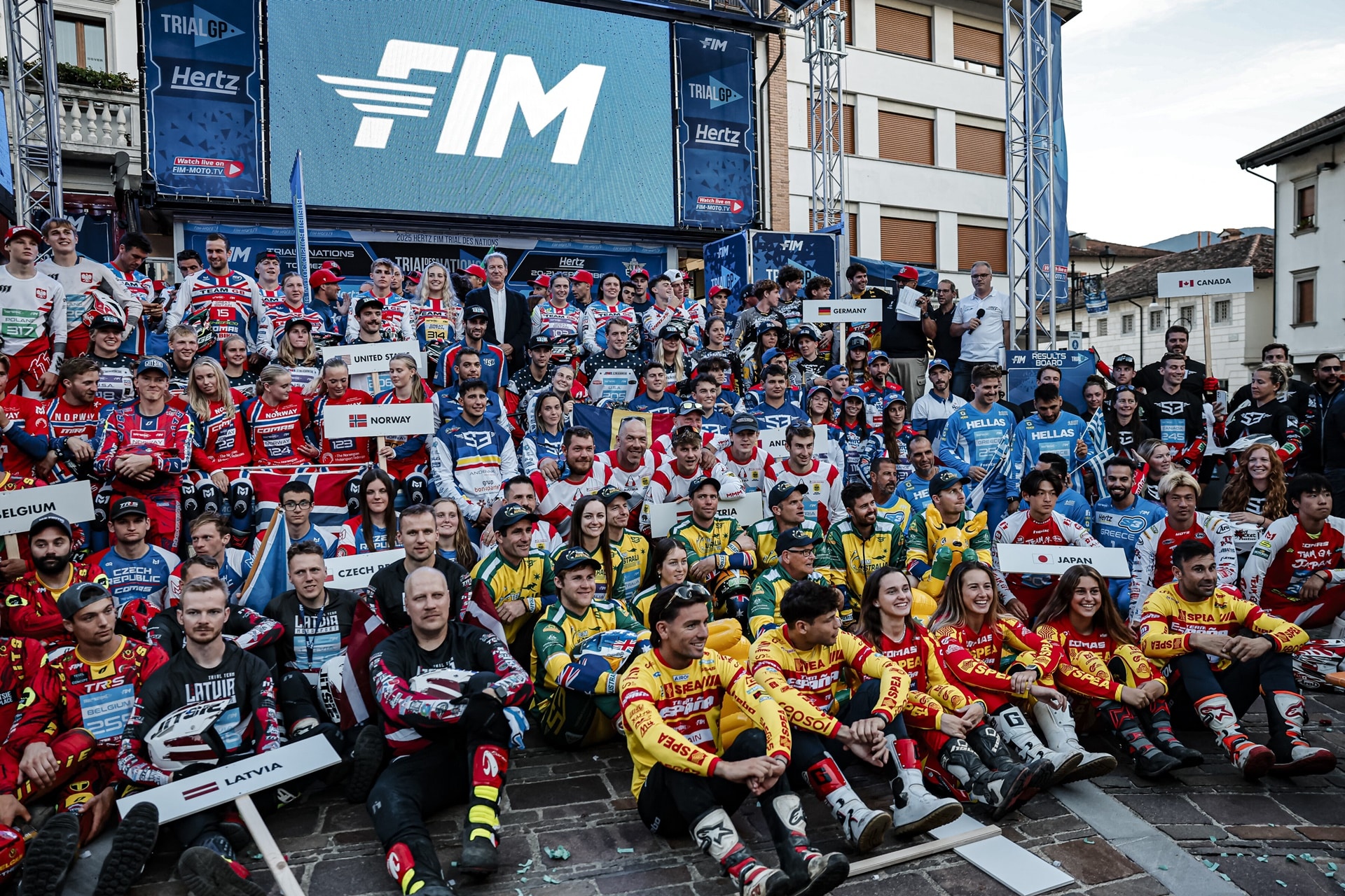 Spain owner and lady in the trial of the nations 2025