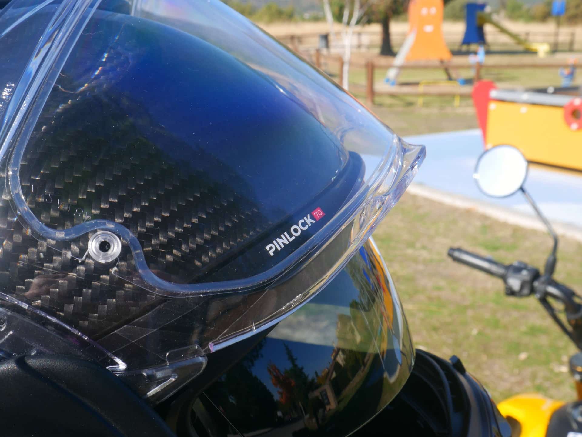 HJC F100 Carbon test