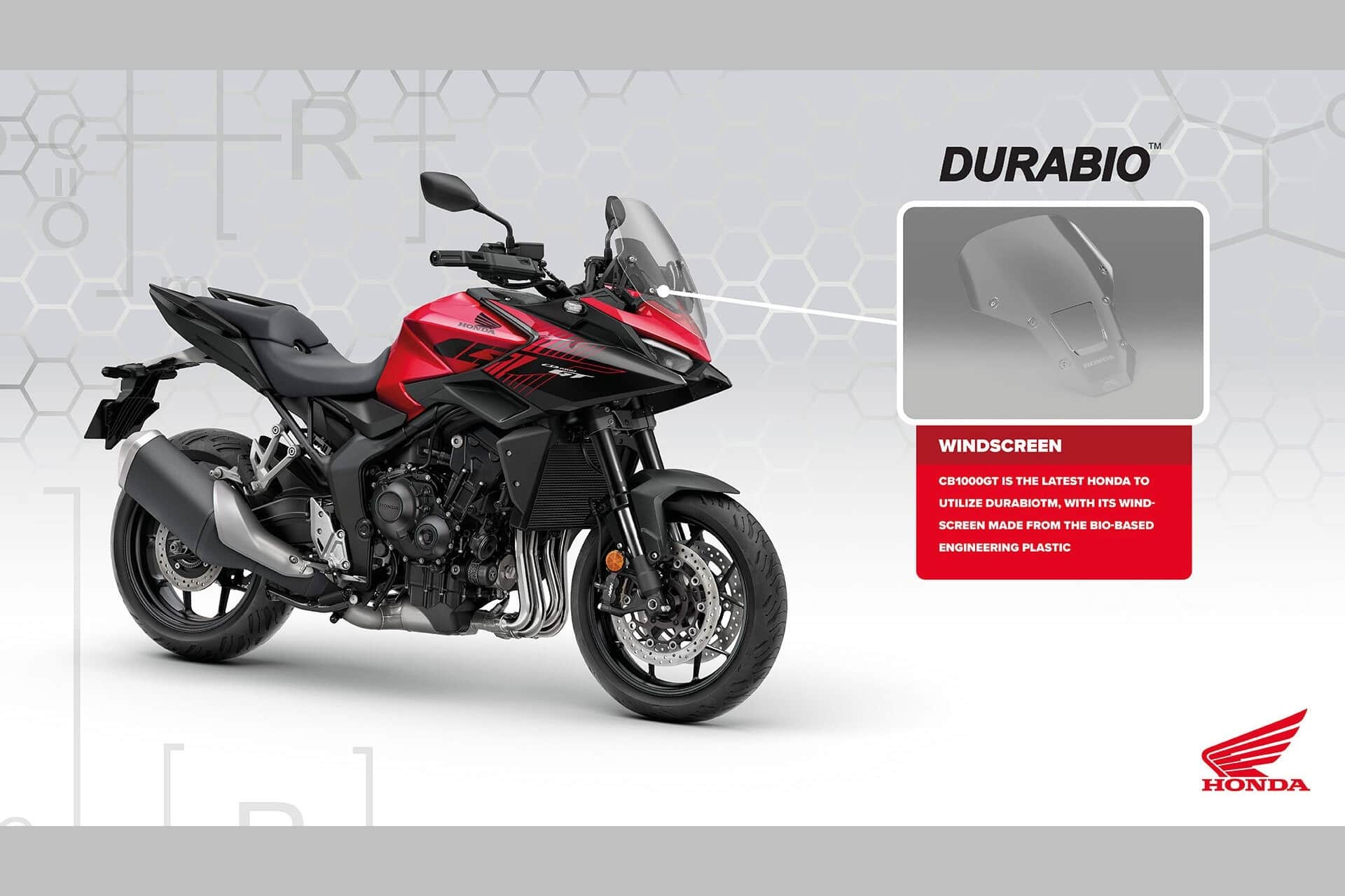 The Durabio takes center stage within the current range of Honda models