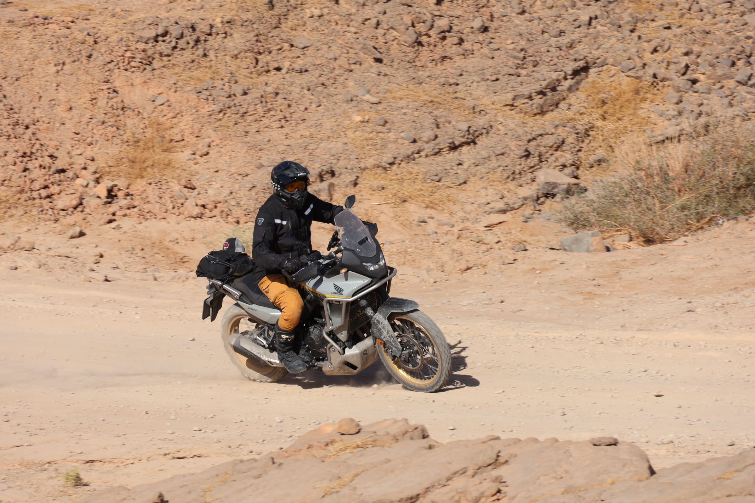 Honda Transalp tested in Morocco