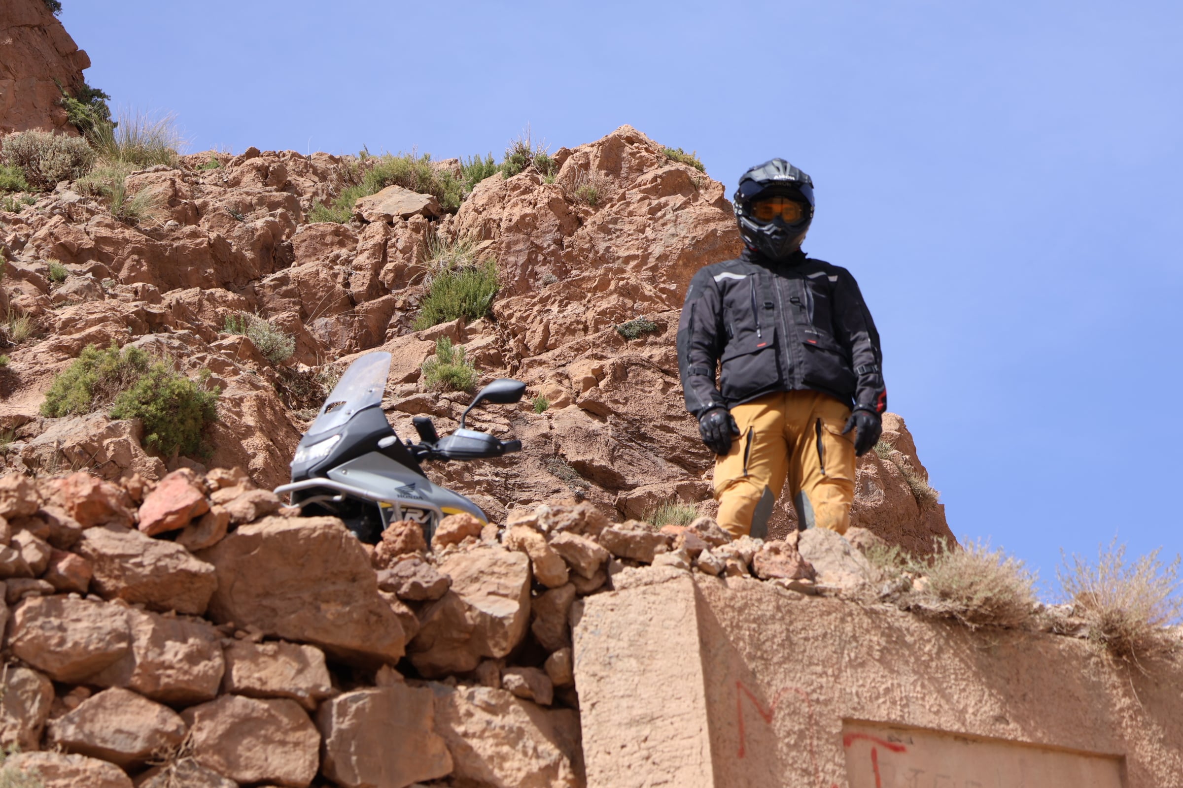 Honda Transalp tested in Morocco