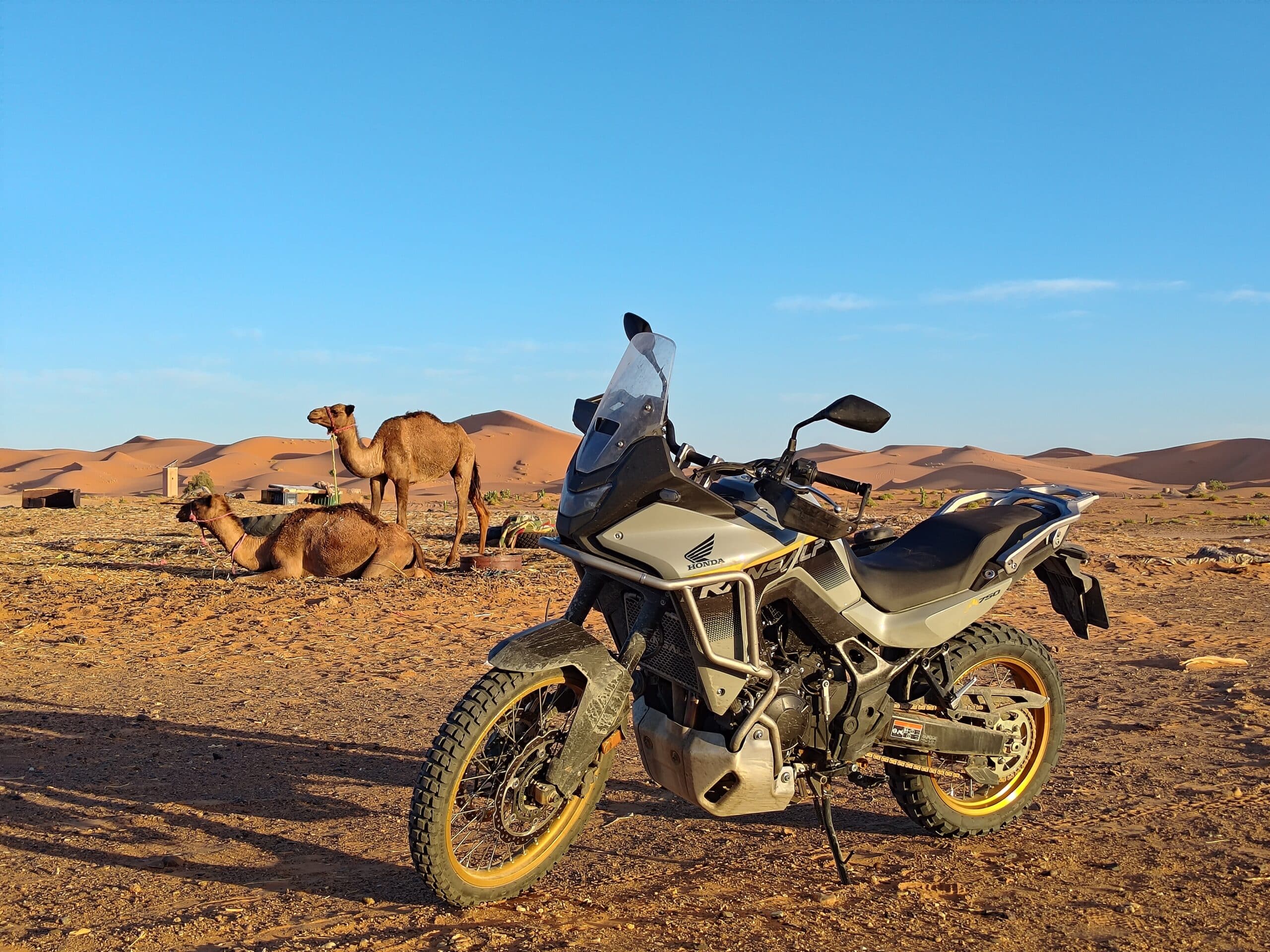 Honda Transalp tested in Morocco