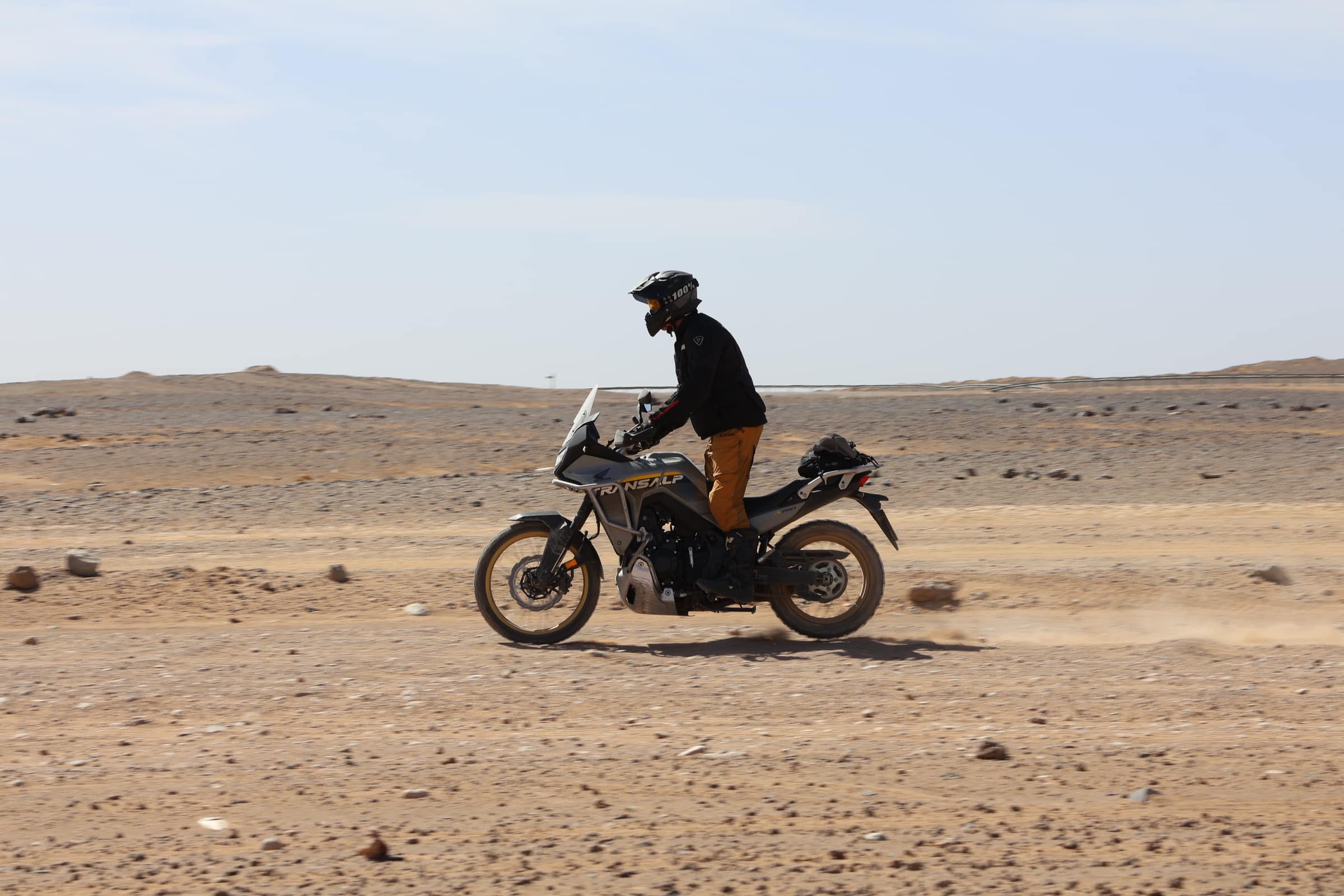 Honda Transalp tested in Morocco