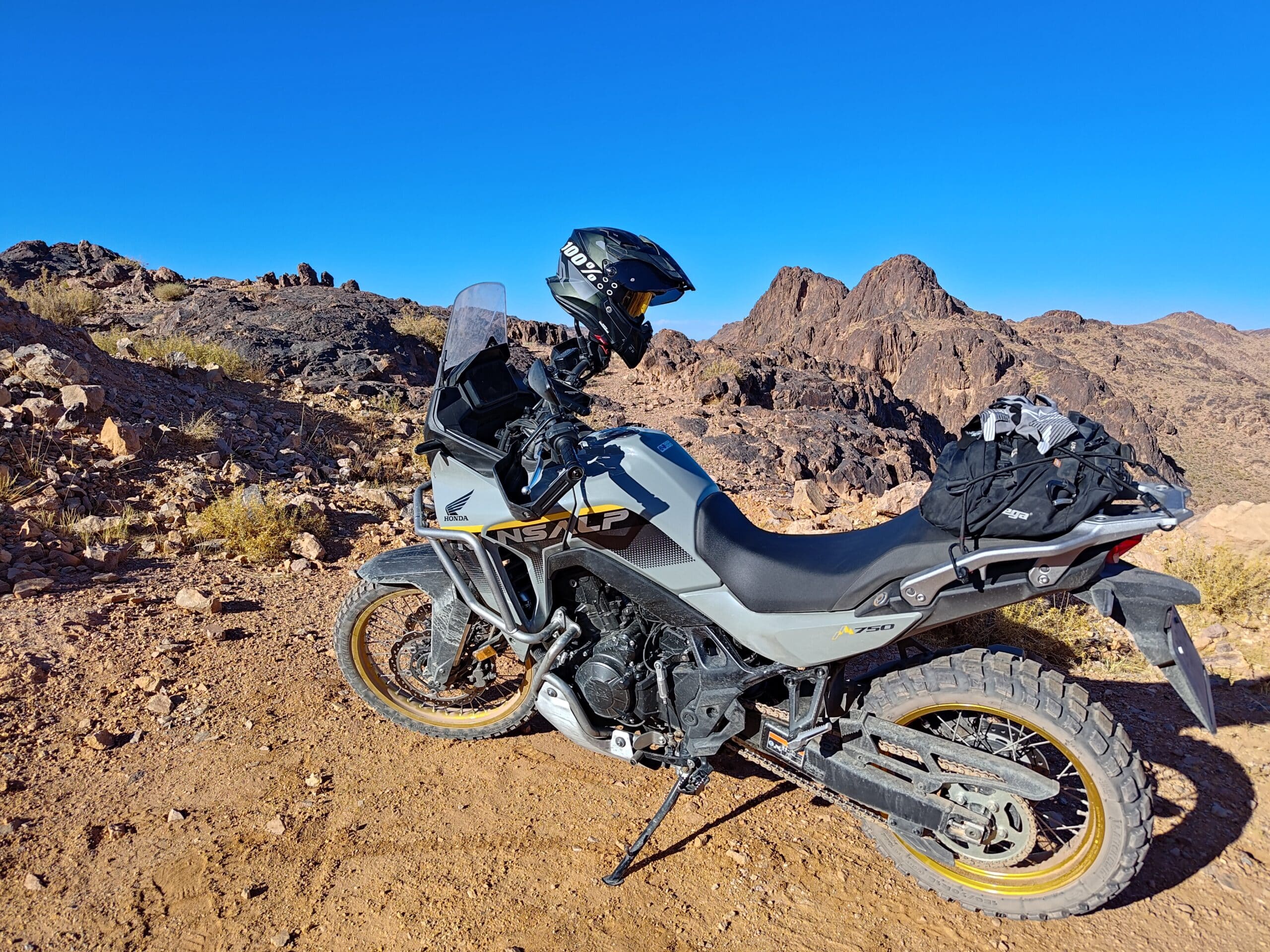 Honda Transalp tested in Morocco