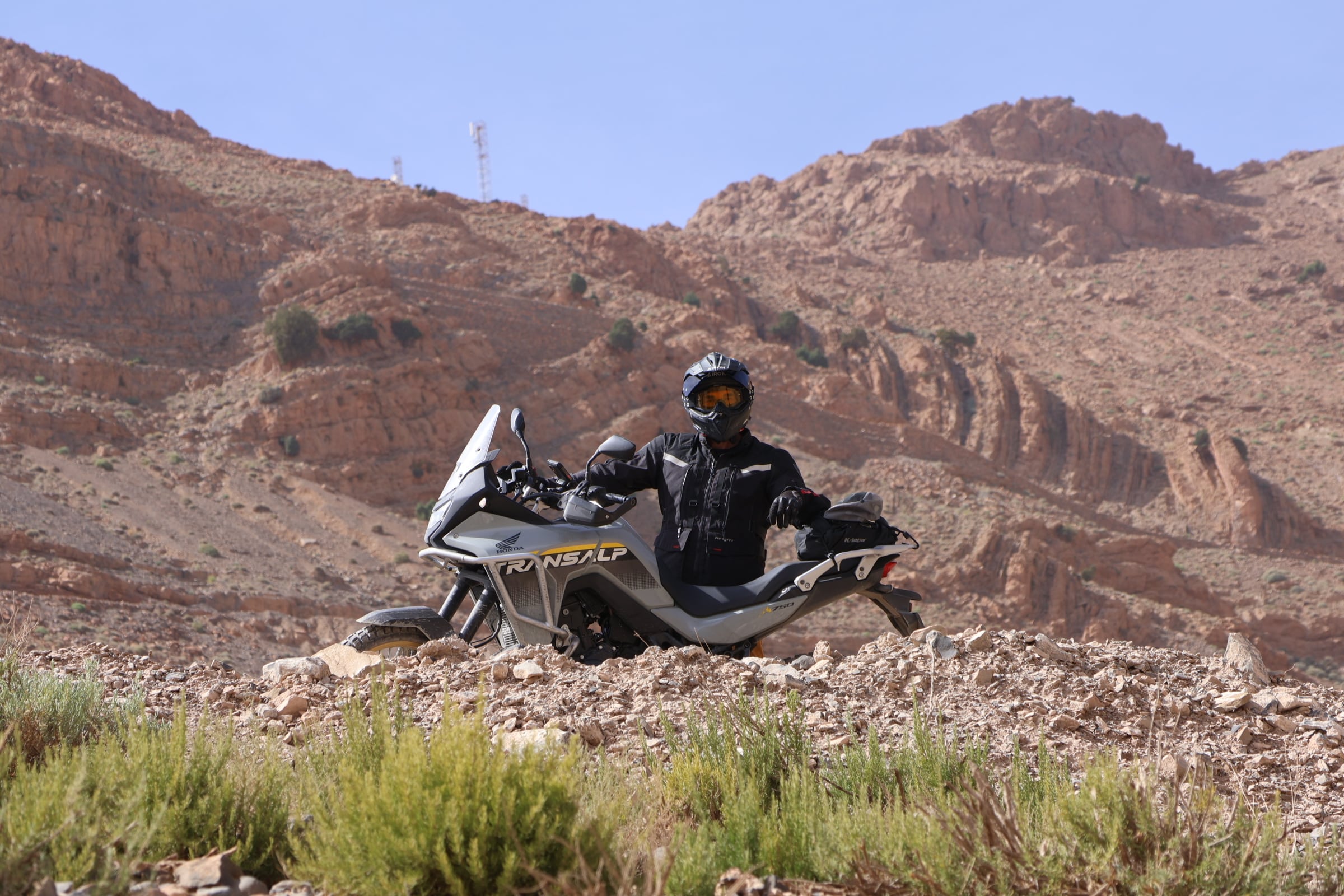 Honda Transalp tested in Morocco
