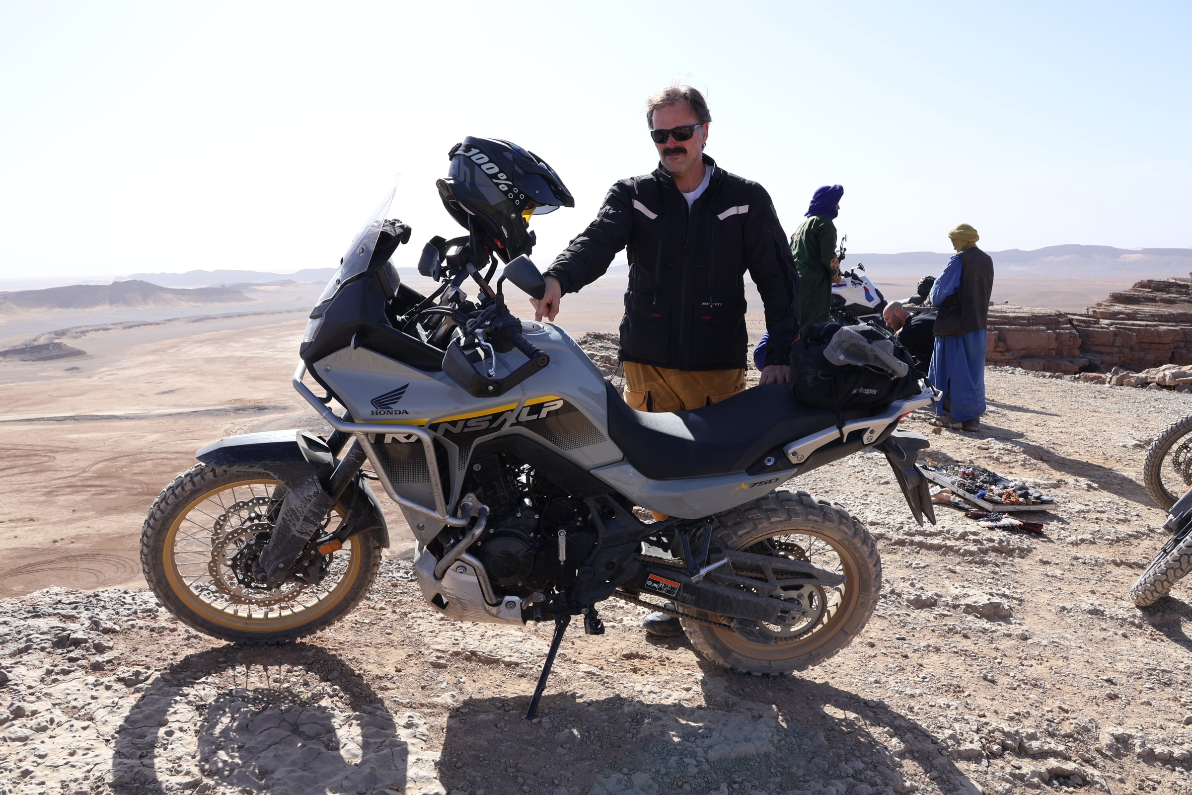 Honda Transalp tested in Morocco