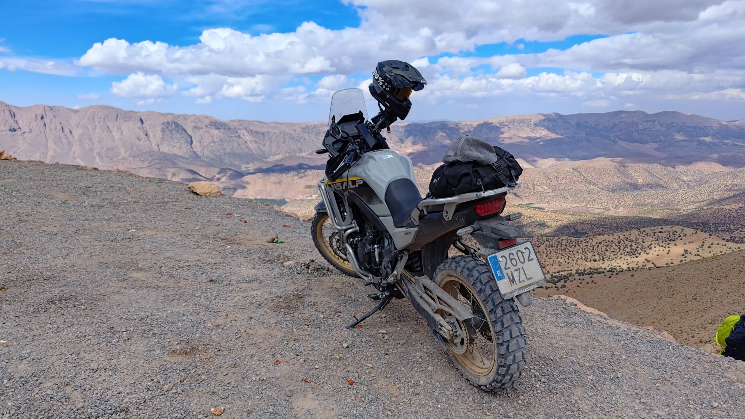 Honda Transalp tested in Morocco