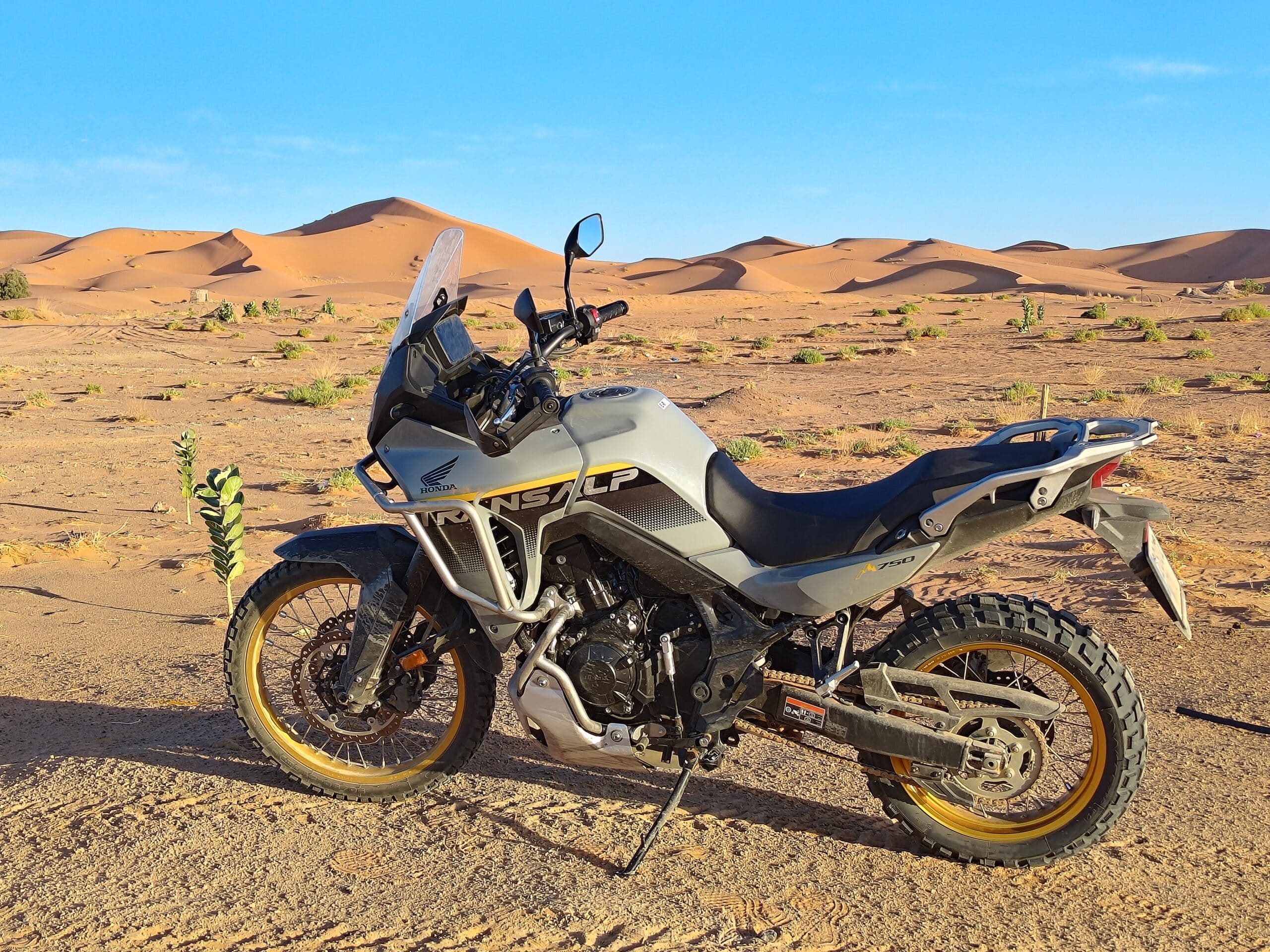 Honda Transalp tested in Morocco