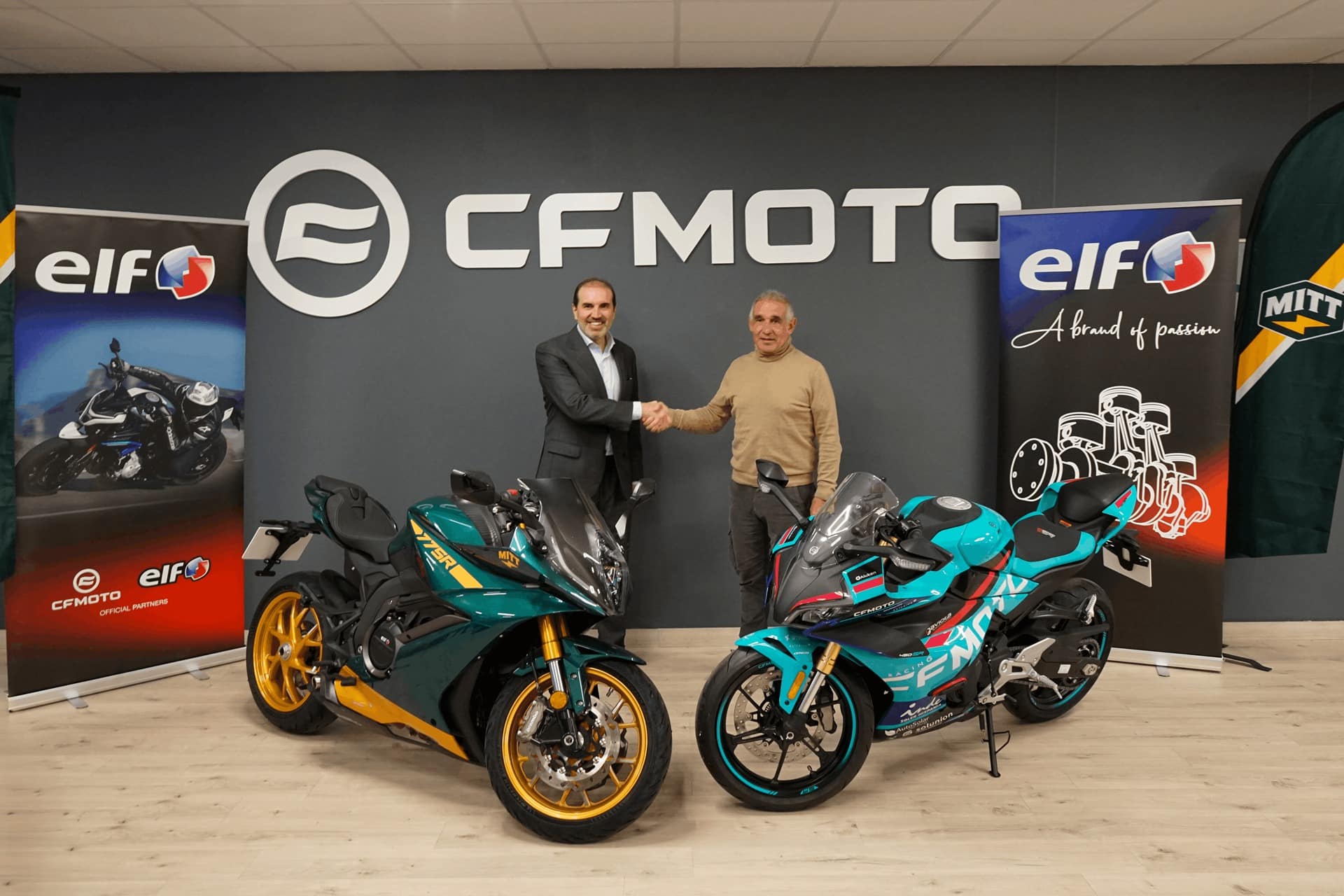 CFMoto and MITT, bet on ELF Moto and its range of lubricants