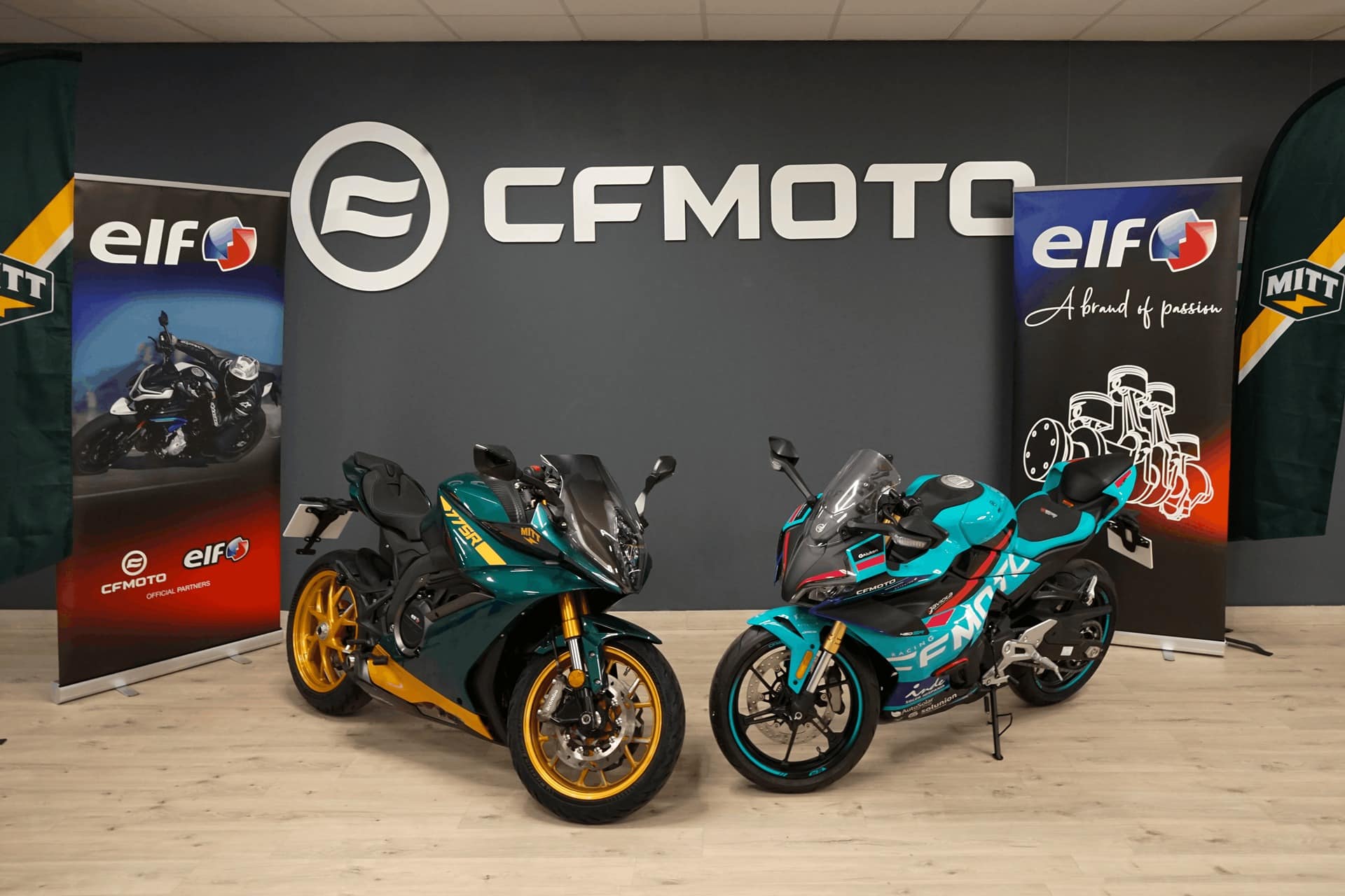 CFMoto y MITT, apuestan por ELF Moto y su gama de lubricantes