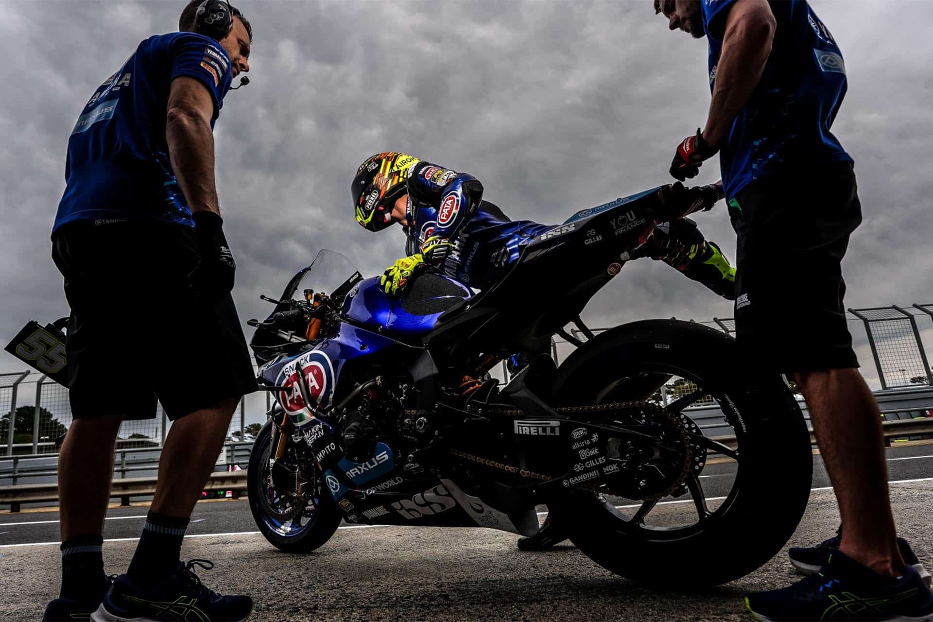 Yamaha seems to be far away in the times, at least from what was seen in the tests